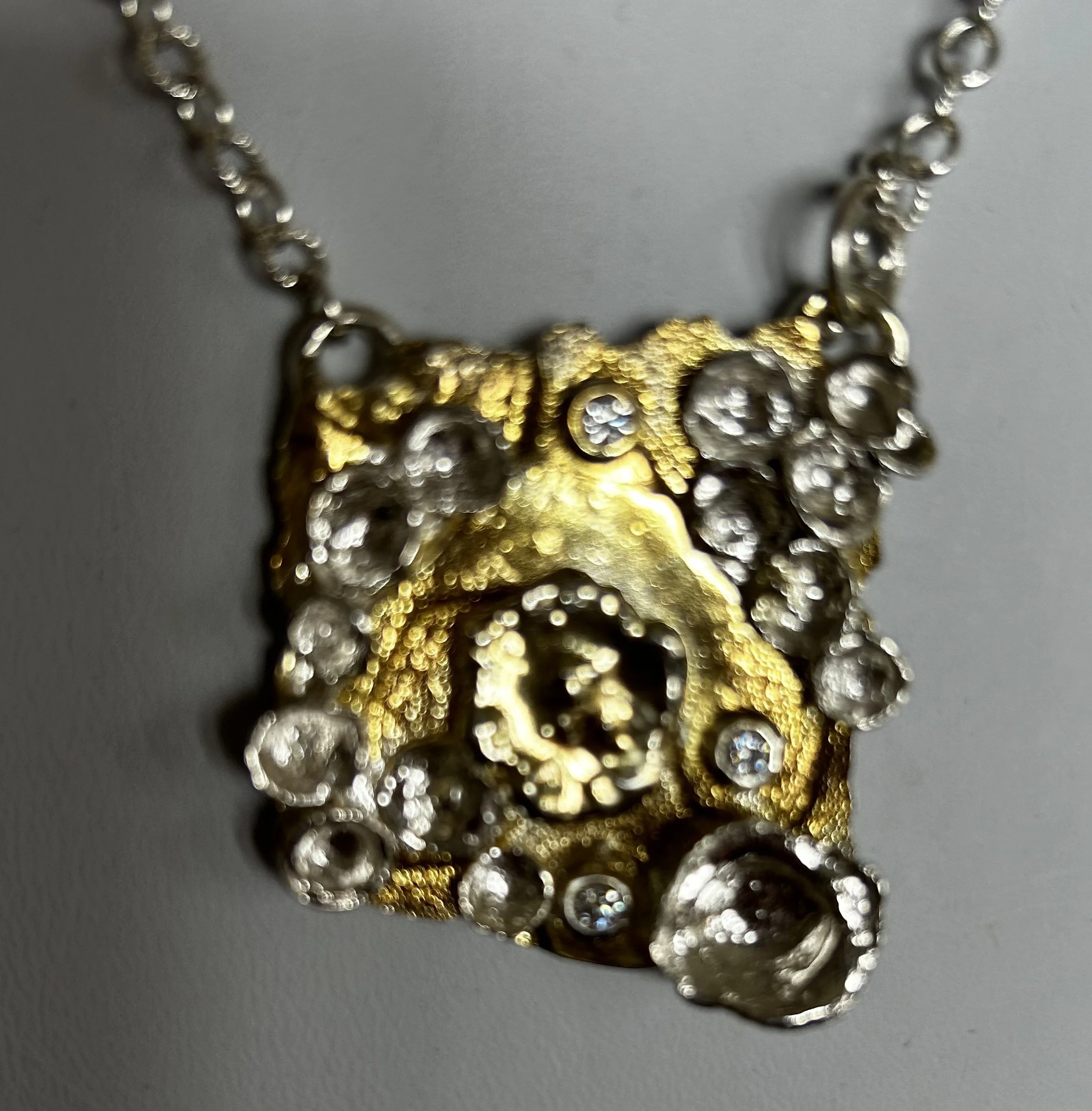 Sterling Cups on 22K Necklace 2.jpg