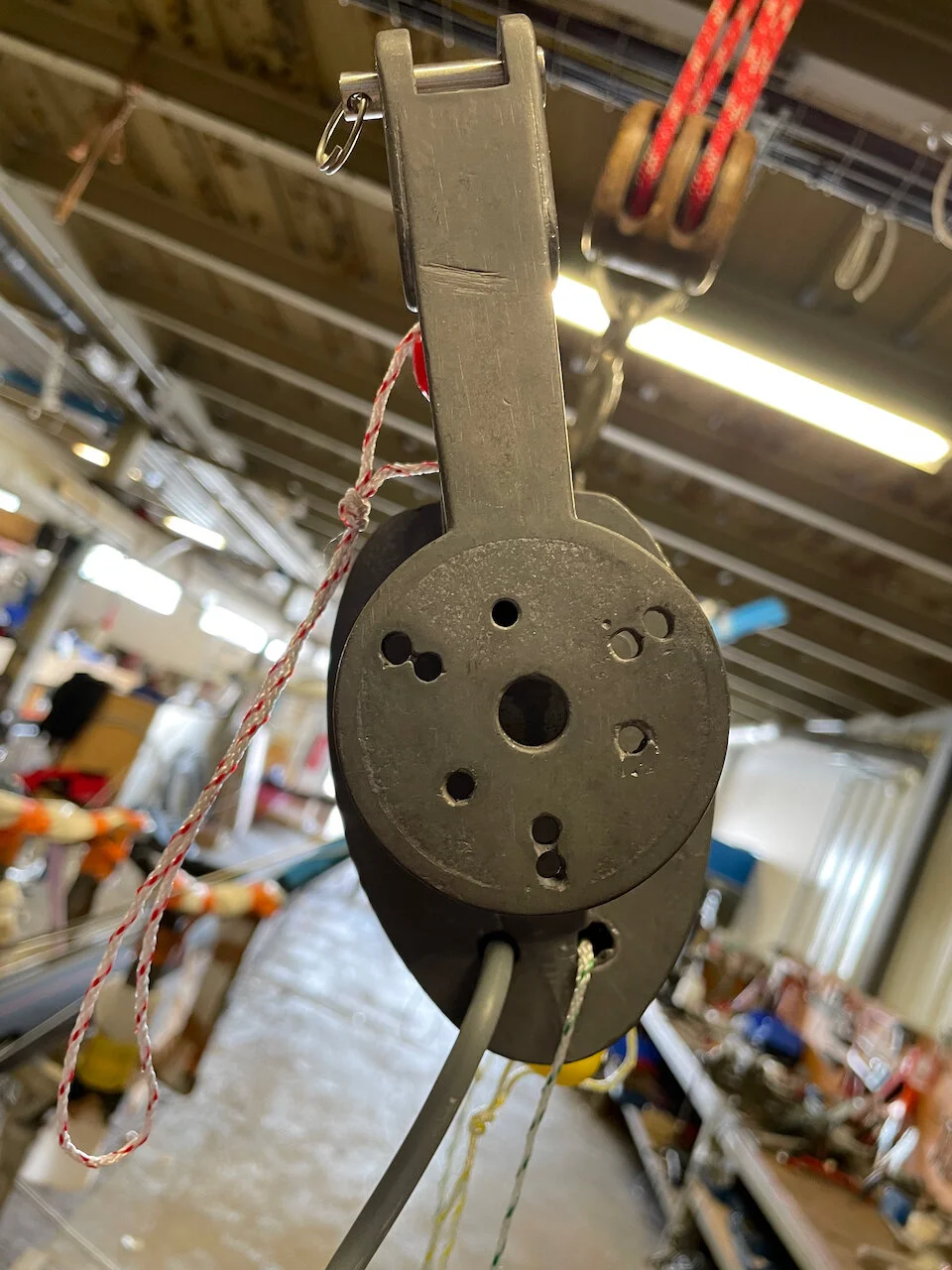 Before: Not much room for instruments and wiring