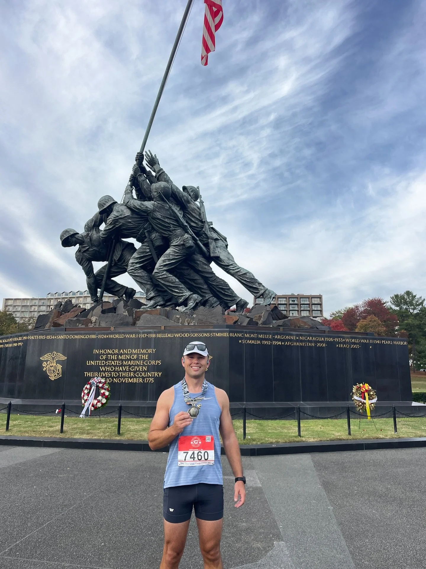 β
 50th Marine Corps Marathon
π‍βοΈ 3:05:07 (7:04 pace)
Great vibes and positive energy all morning at the @marinecorpsmarathon thanks to all the runners (30k+), spectators, and event workers!!! Huge thank you to everyone who supported this incre