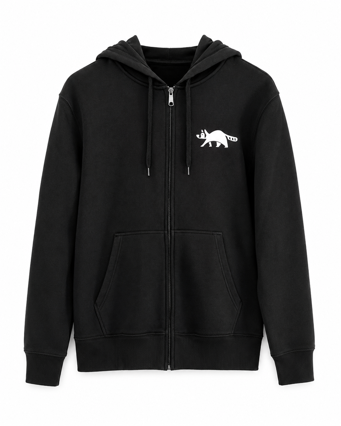 Black Hoodie with Raccoon Logo.png