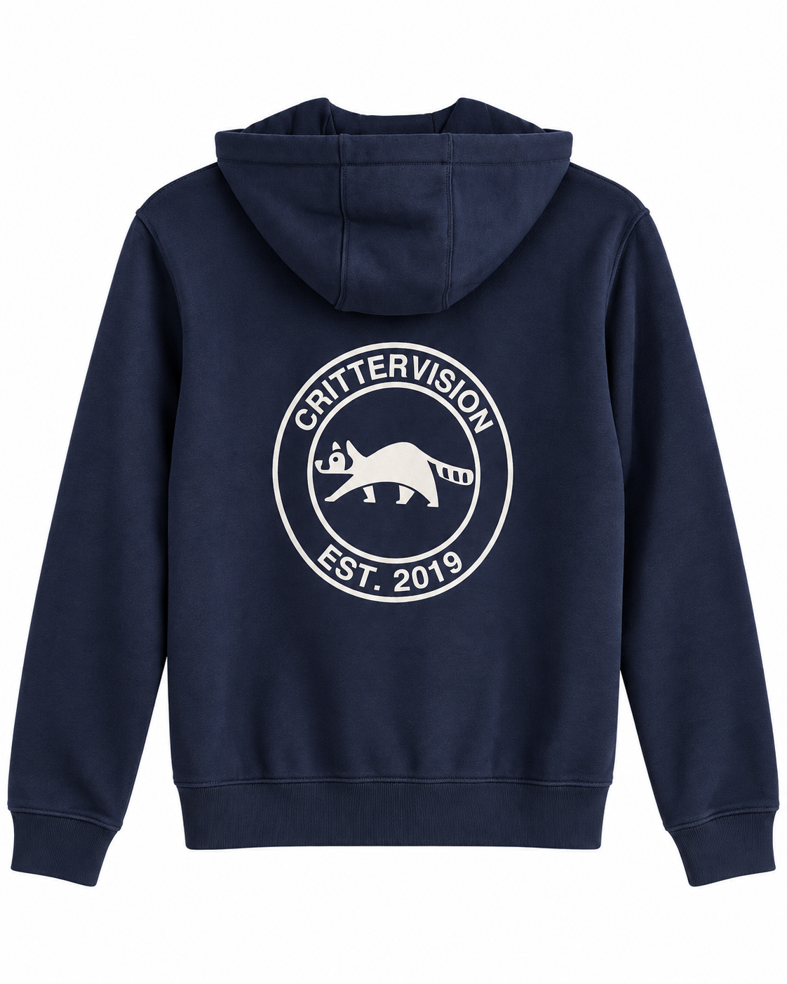 Navy CritterVision Logo Hoodie.png