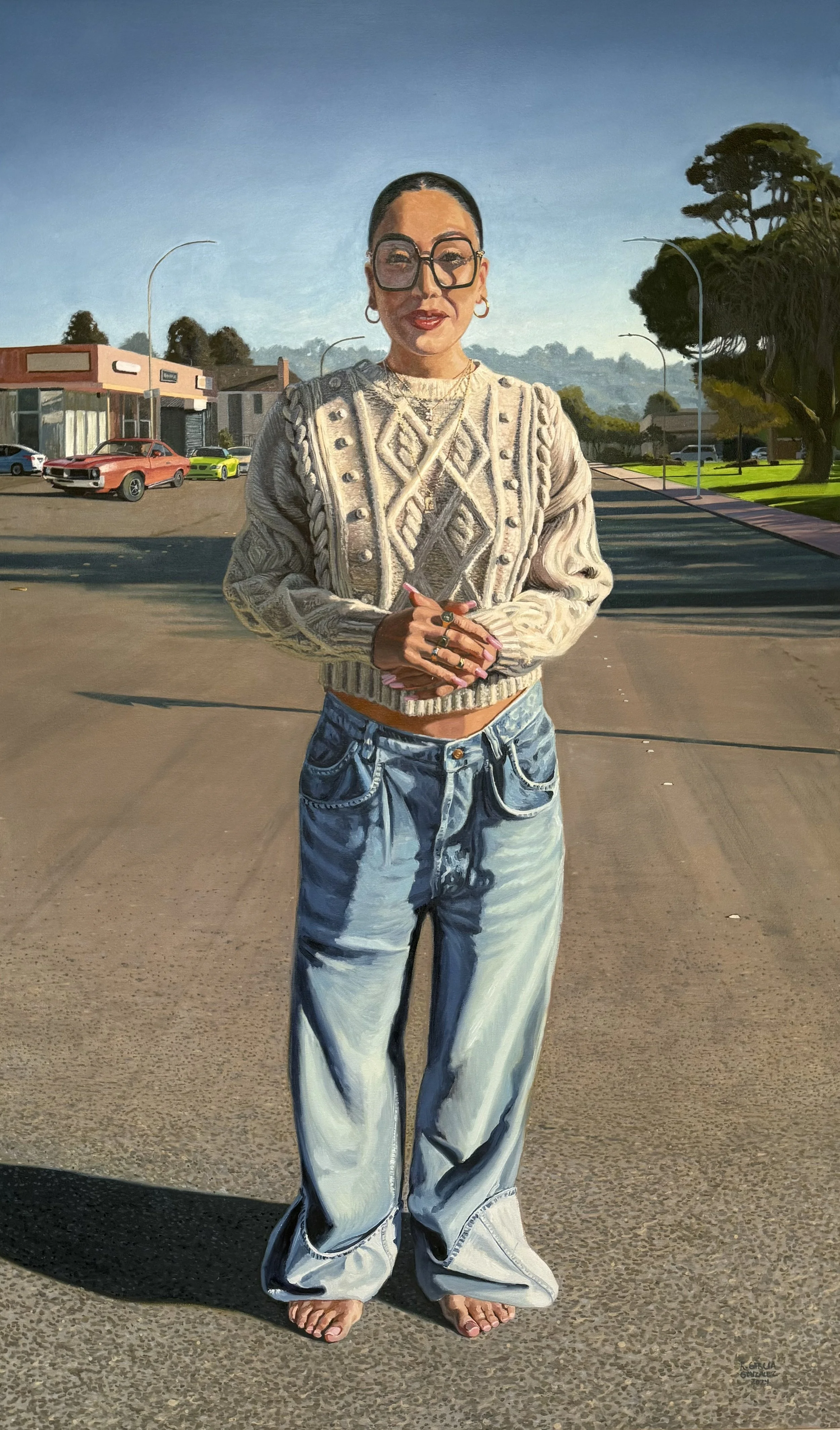 Salma. Oil on canvas, 2025.