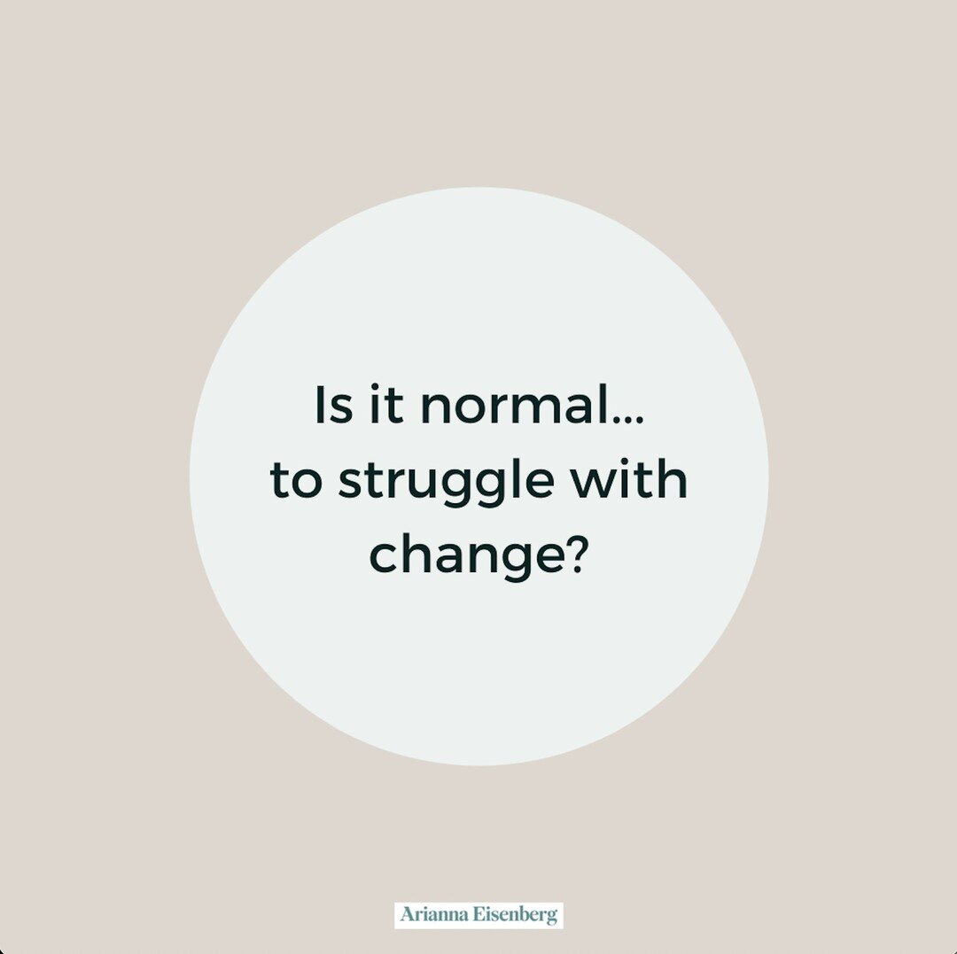 Change is hard. Most people do struggle with change. It is not a straight path-- leave space for the emotions that come with it.

#goodtalknyc #change #therapy #emotion #mentalhealth #anxiety #selfcare #health #wellness
