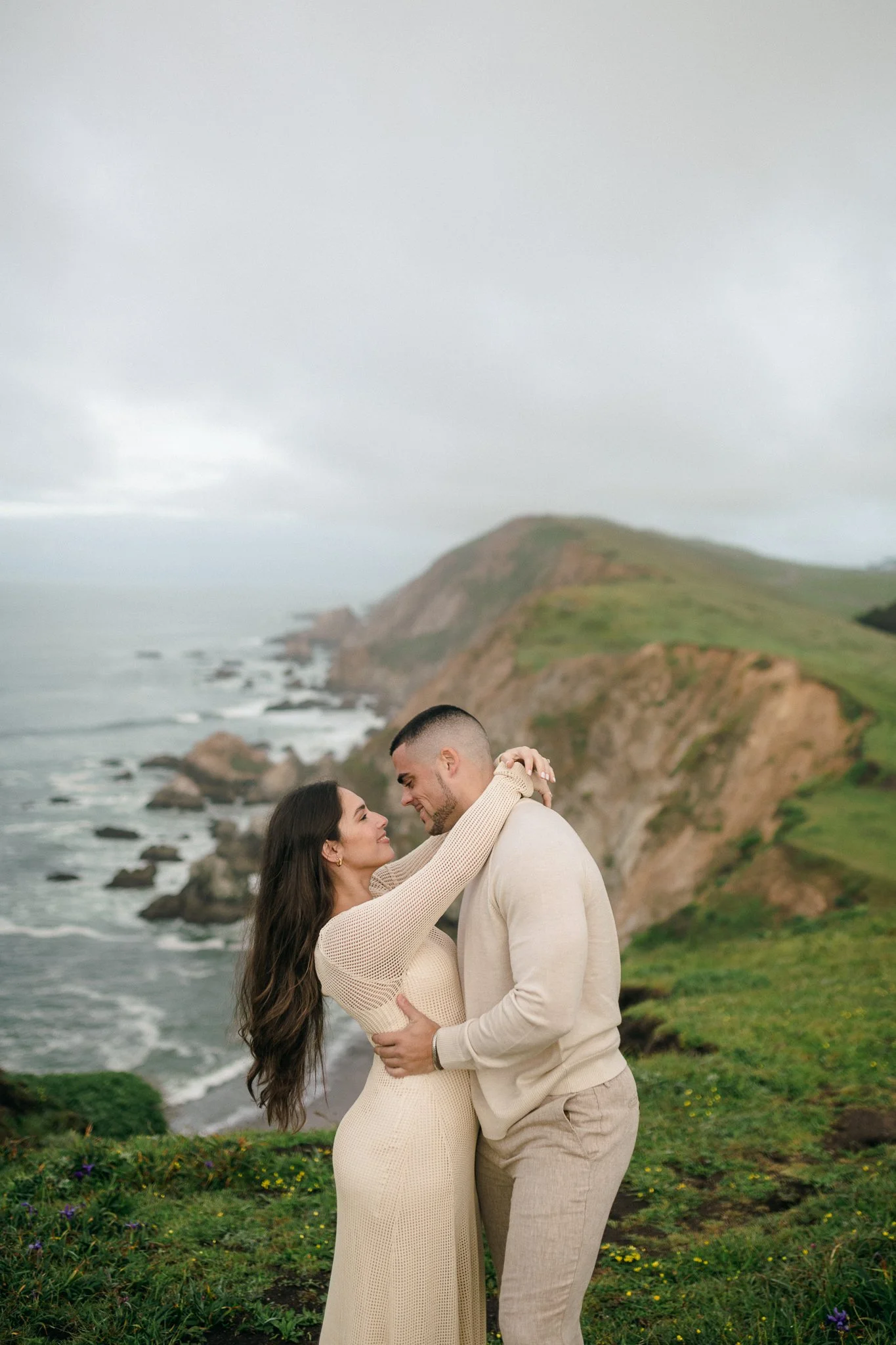 A Dreamy Sunrise Engagement Session along the California Coastline