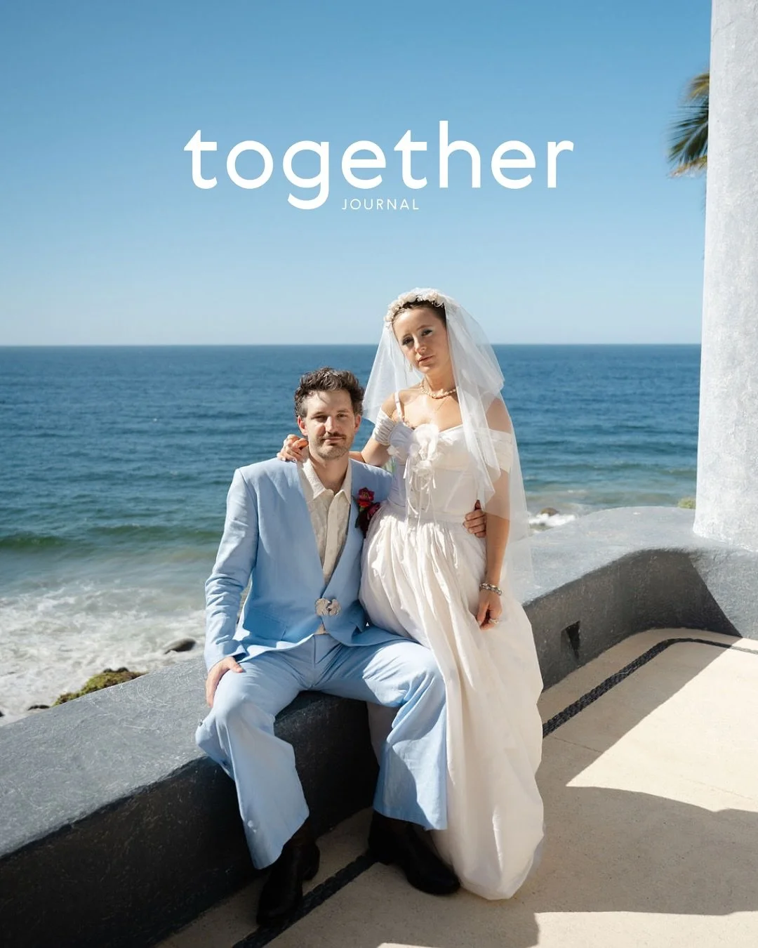 The coolest people I know got married in Sayulita &amp; now it&rsquo;s featured in @togetherjournal! 🕊️🥀🩵

Their Romeo &amp; Juliet-themed wedding perfectly mirrored their playful &amp; romantic style and love for travel, music &amp; art. Honored 