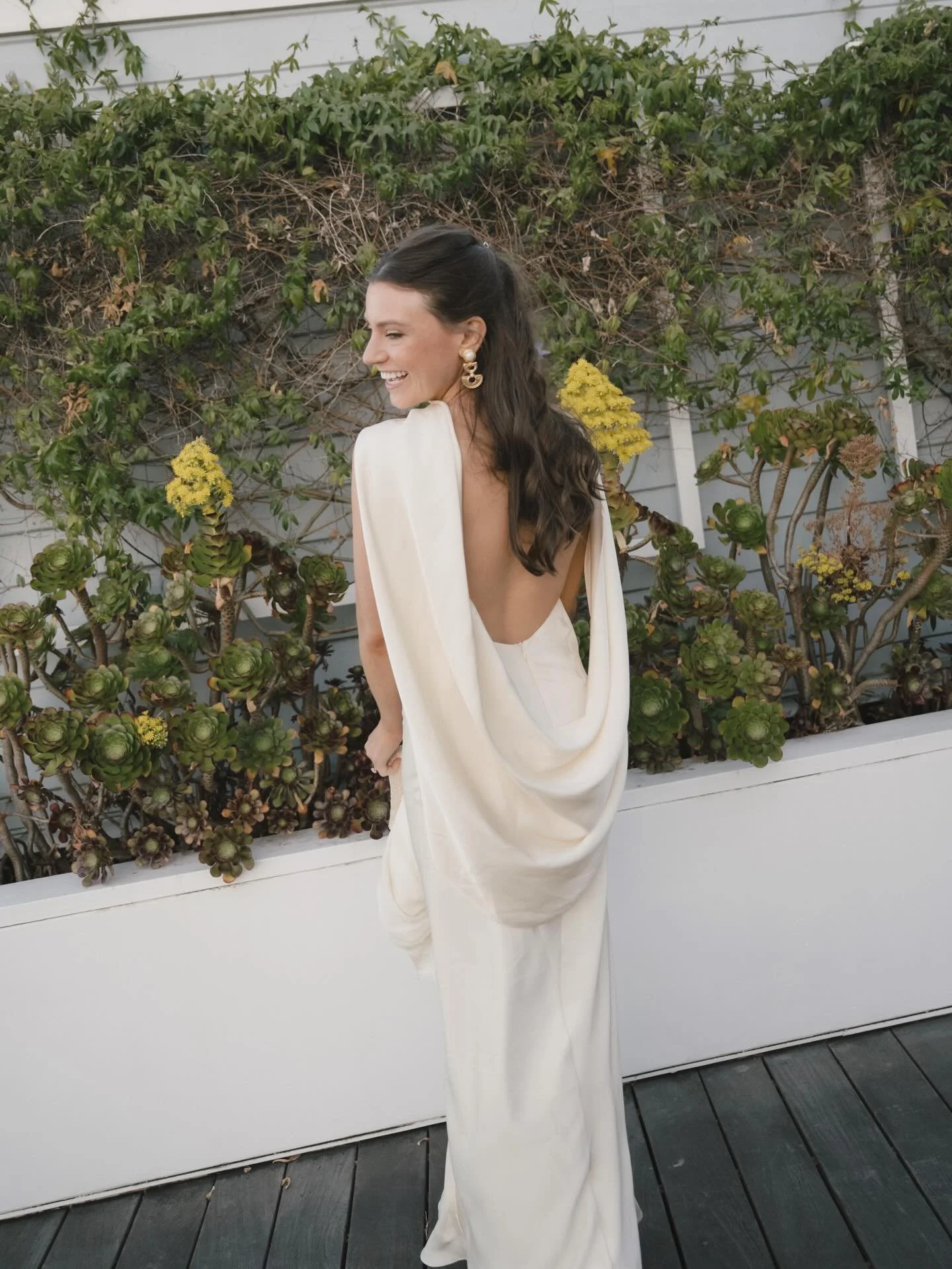 Our queen Clare making an entrance at her welcome party in Sausalito @casamadrona 🕊️ 🌊 

//

Sausalito wedding, bridal inspo, rehearsal dinner dress, coastal bride, California wedding, Napa wedding photographer, coastal wedding aesthetic, San Franc