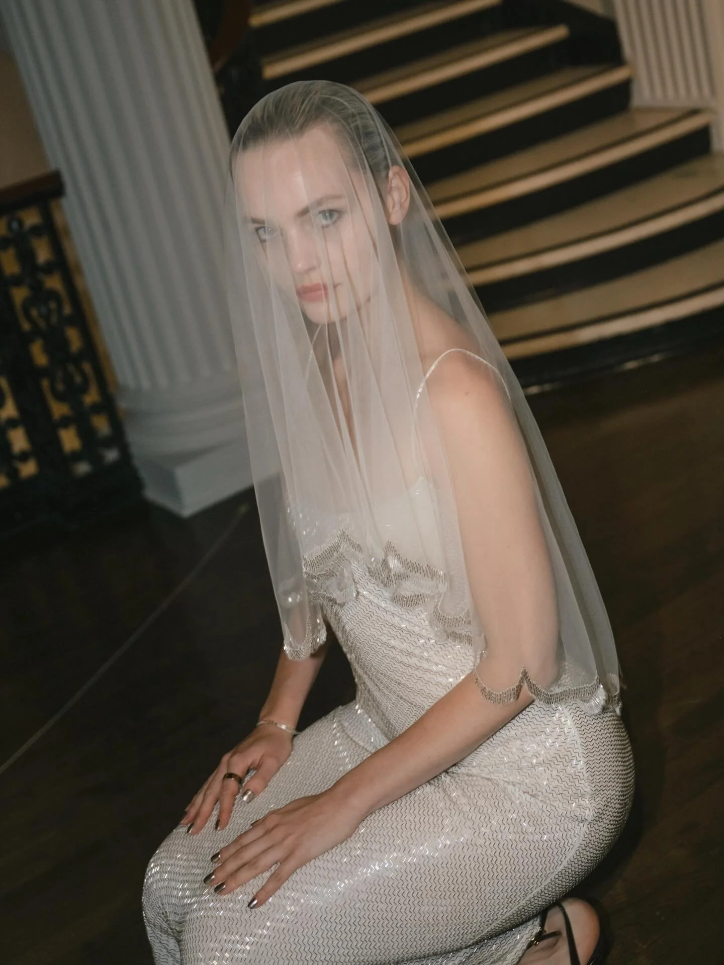 Backstage for @alexandragrecco&rsquo;s collection, dream baby dream ☁️ at NYBFW. ✨ 

//

#bridalstyle #weddingdressinspo #bridalinspo wedding dress, 2027 bride, wedding style, bride style, #nybfw, Alexandra Grecco dress