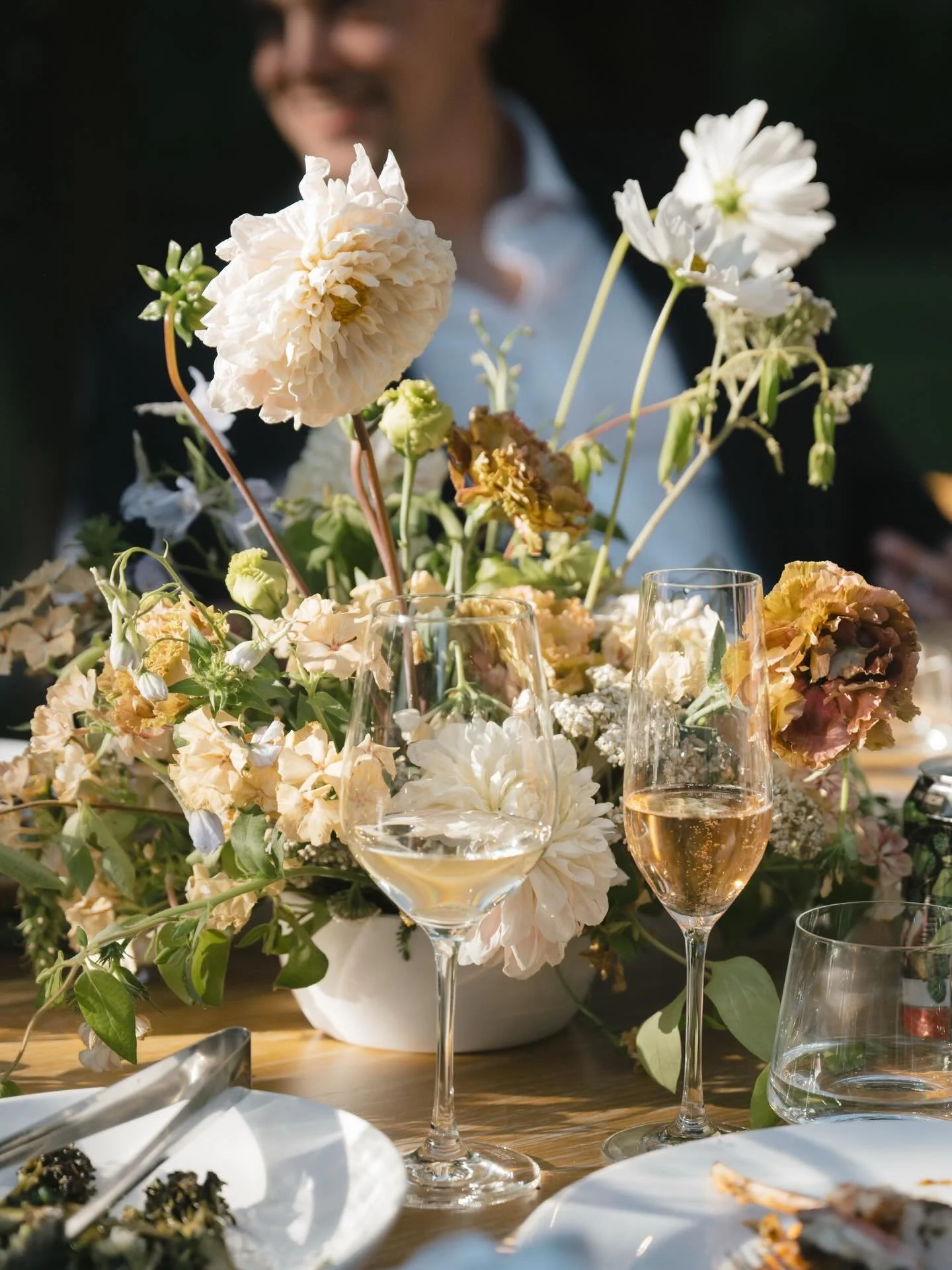 Sun-drenched details at @dawnranch 🌞💐🥂 

Planning Design &amp; Style @boheme_events_ Venue @dawnranch Photo @elizabethpishalphoto Band @dartcollective Rentals @foundrentalco  @encoreeventsrentals  @eventservicesplus
Florals @marigold_sf Transporta