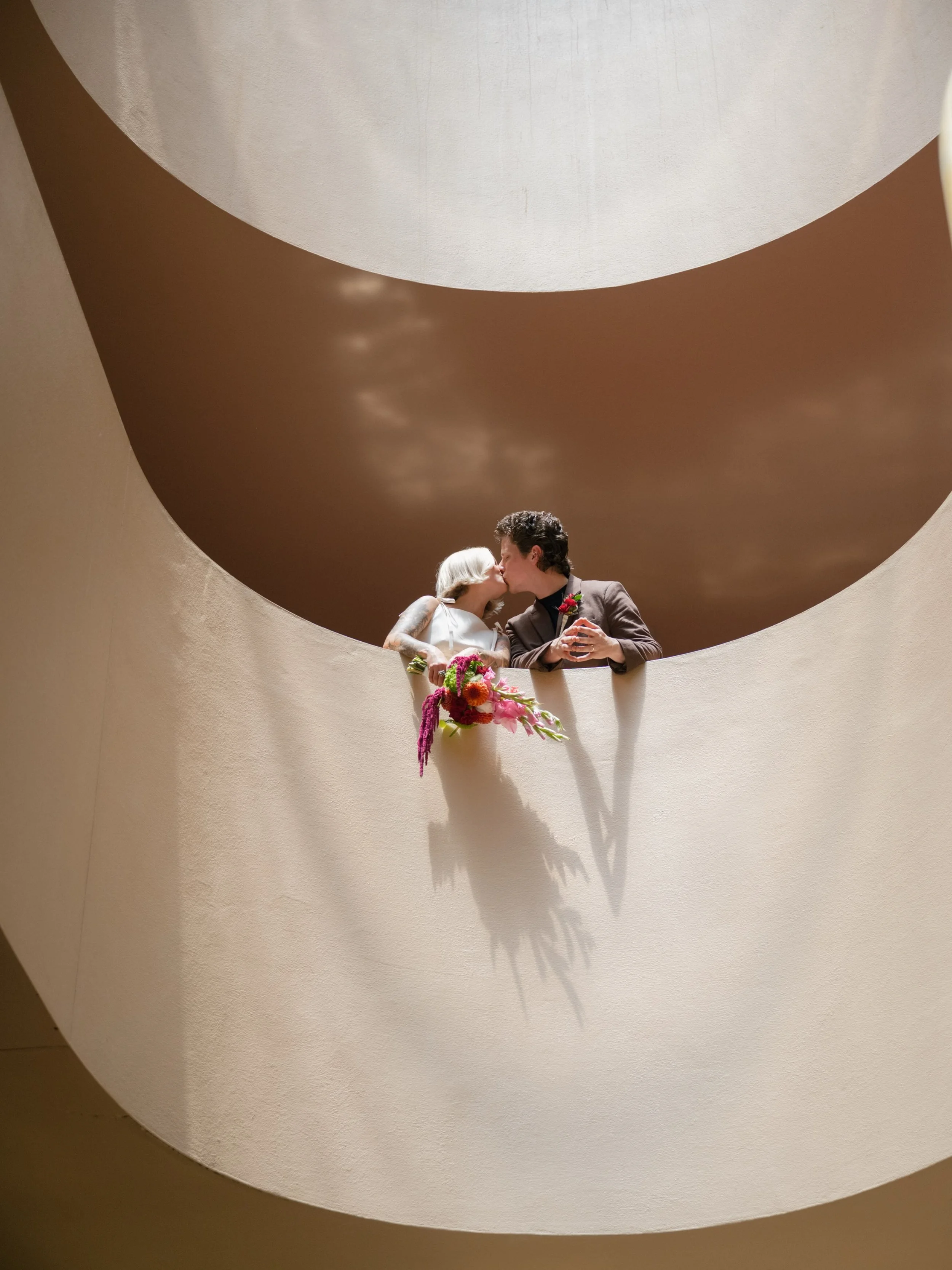 These two came all the way from Washington to California to get married, and somehow I ended up with the best job in the room: photographer and(!) witness.

We wandered around Marin Civic Center, took advantage of every incredible corner of Frank Llo