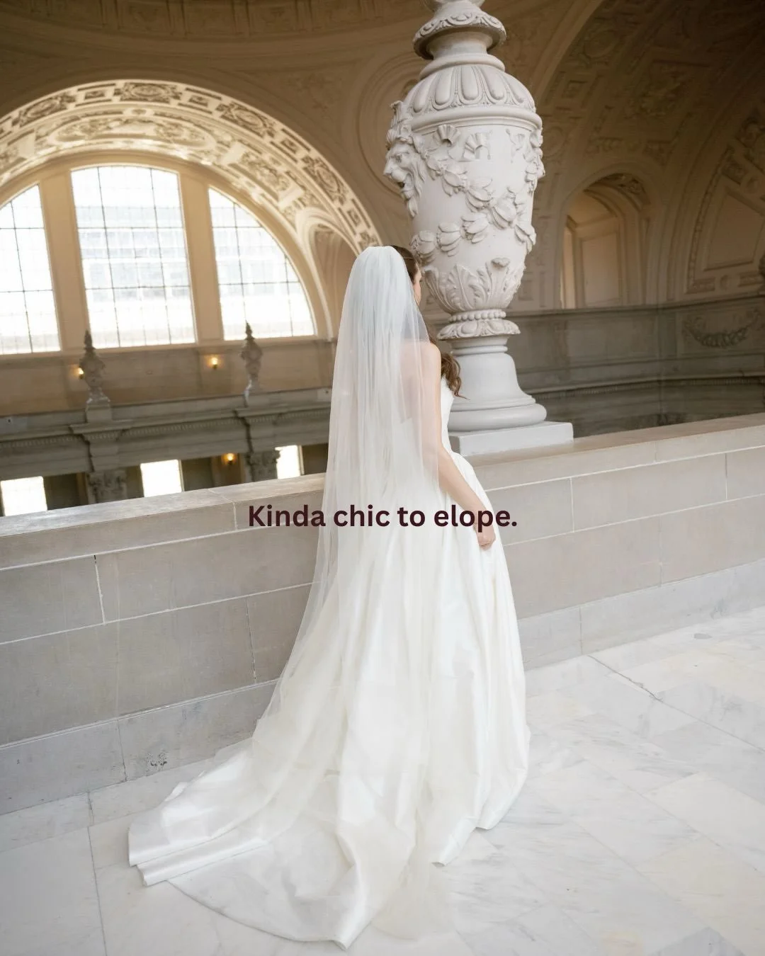 Sometimes the chicest thing you can do is ignore the rulebook.

Wear what you want. Invite who you want. Get married on a Tuesday. Celebrate with champagne and fries. Wander the city with your new spouse. 🥂

Your wedding doesn&rsquo;t have to look l