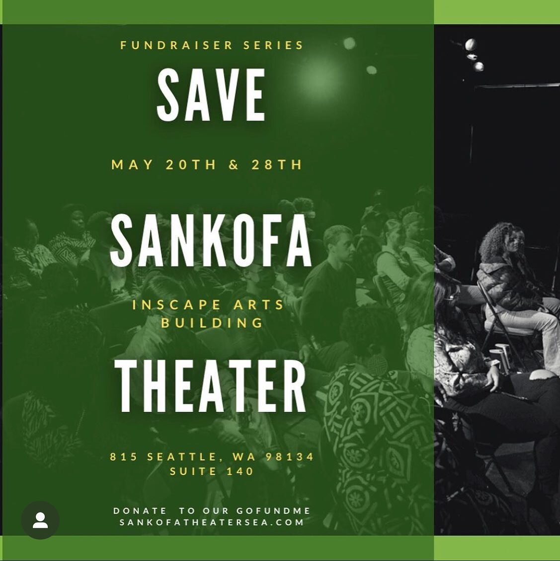 🚨SAVE THE SANKOFA THEATER

#Repost from @thesankofatheater 
The Sankofa Theater is faced with the HARSH reality of potentially closing the theater's doors for good. As of 3/30/23 The Sankofa Theater has been given 60 days to &ldquo;prove&rdquo; to t