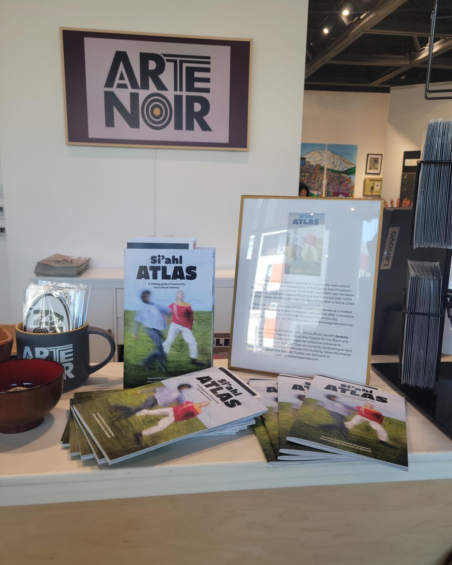 🌸 As the weather warms up, it&rsquo;s a perfect time to take a reflective stroll through important Seattle sites past and present &ndash; you can now pick up our Si&rsquo;ahl ATLAS walking guide at @artenoirnow !! 

The Si&rsquo;ahl ATLAS is a walki