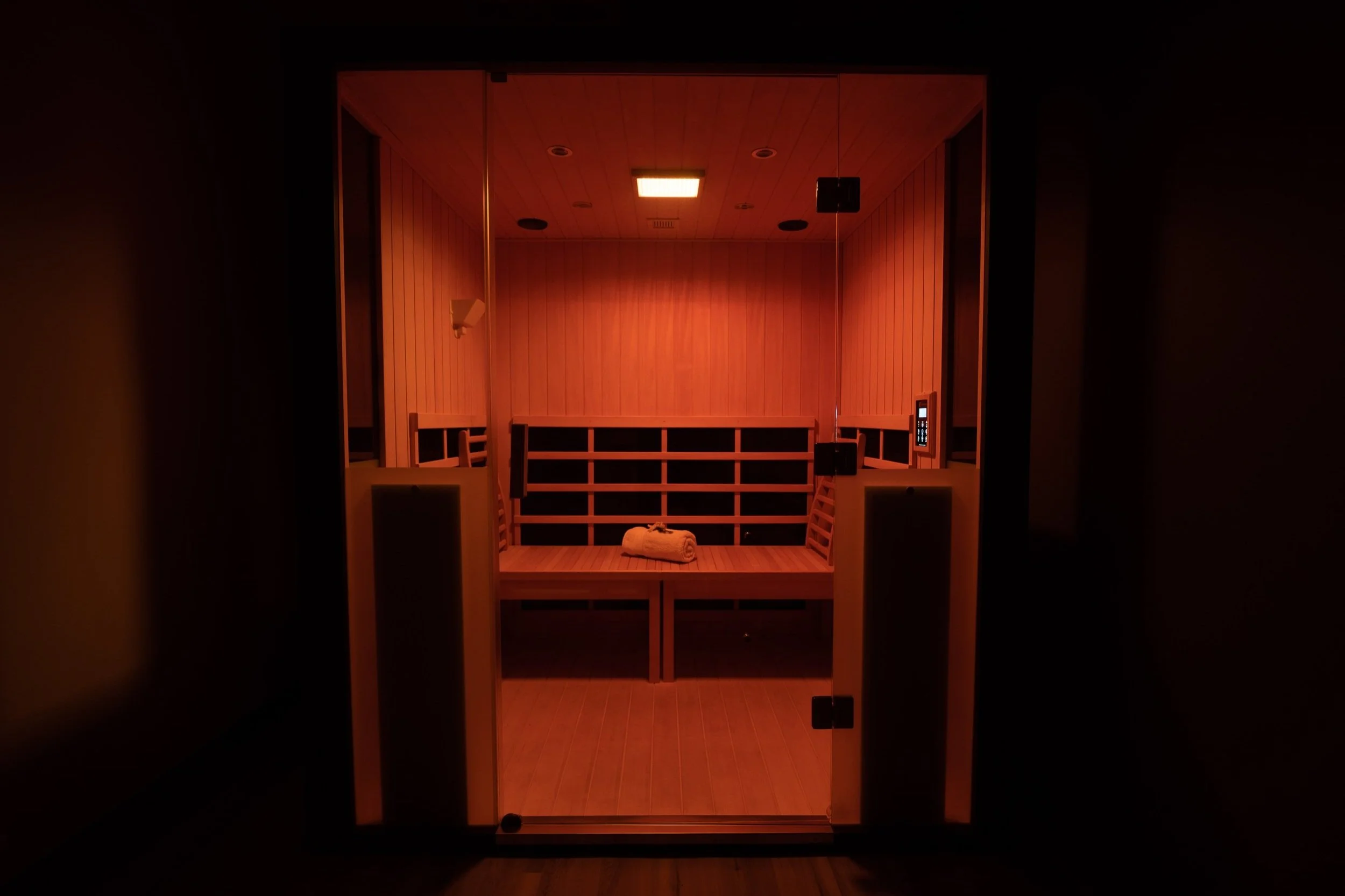 Infrared sauna at awaken wellness and recovery located within Le Rêve Salon and Spa in granada hills