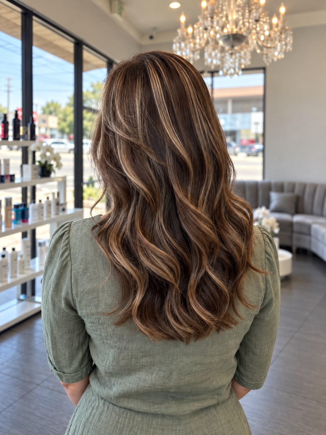 partial highlights at Le Rêve Salon and Spa in Granada Hills