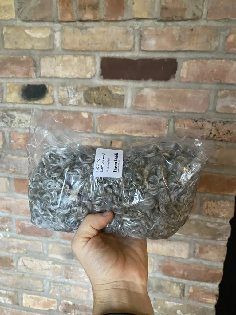 Raw Gotland Wool