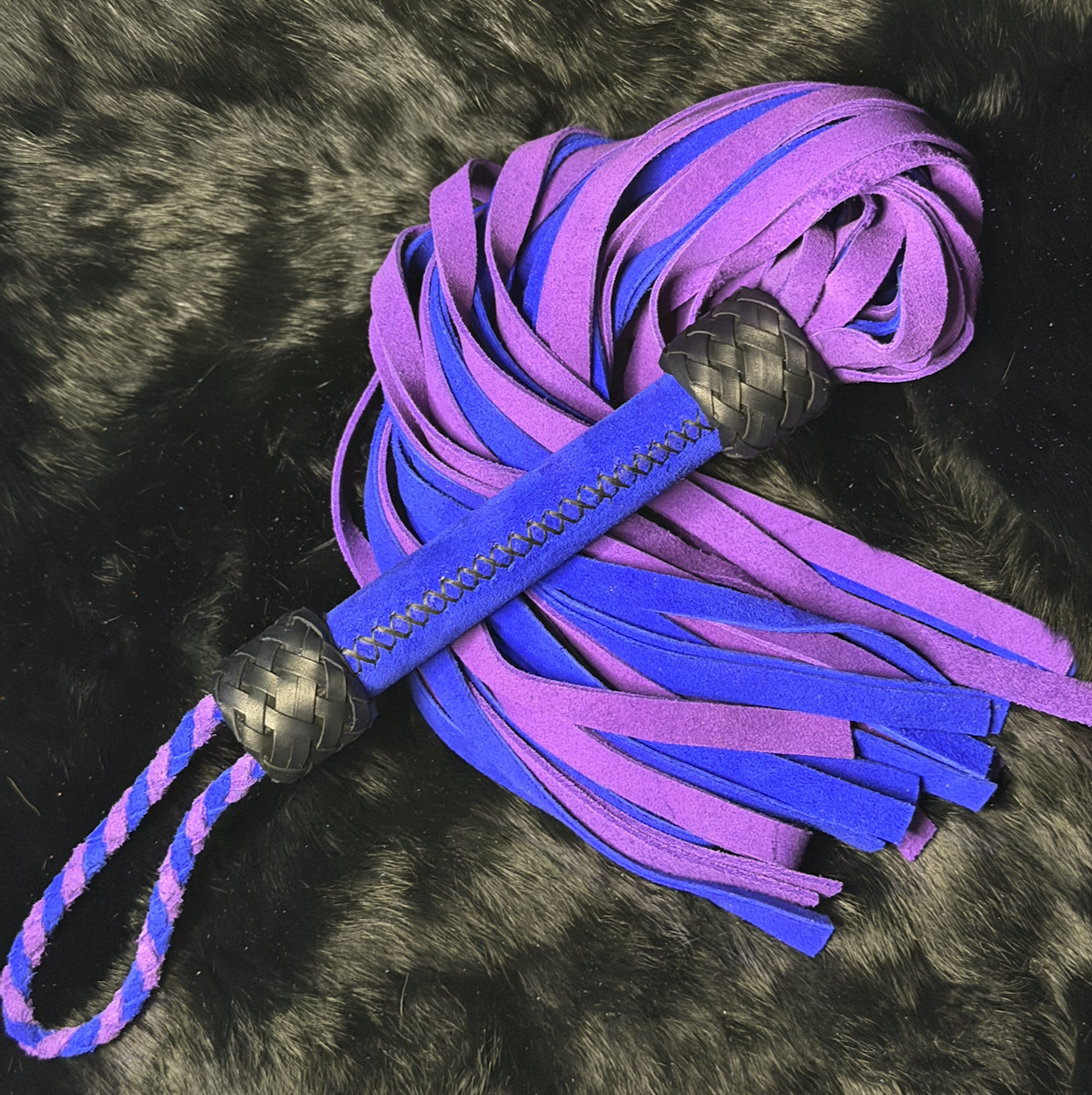 Royal Blue and Purple Flogger