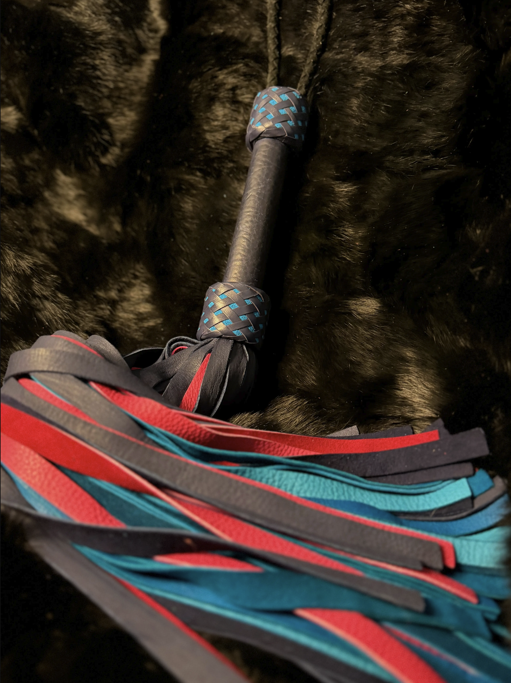 Hot, Navy, and Turqink Flogger