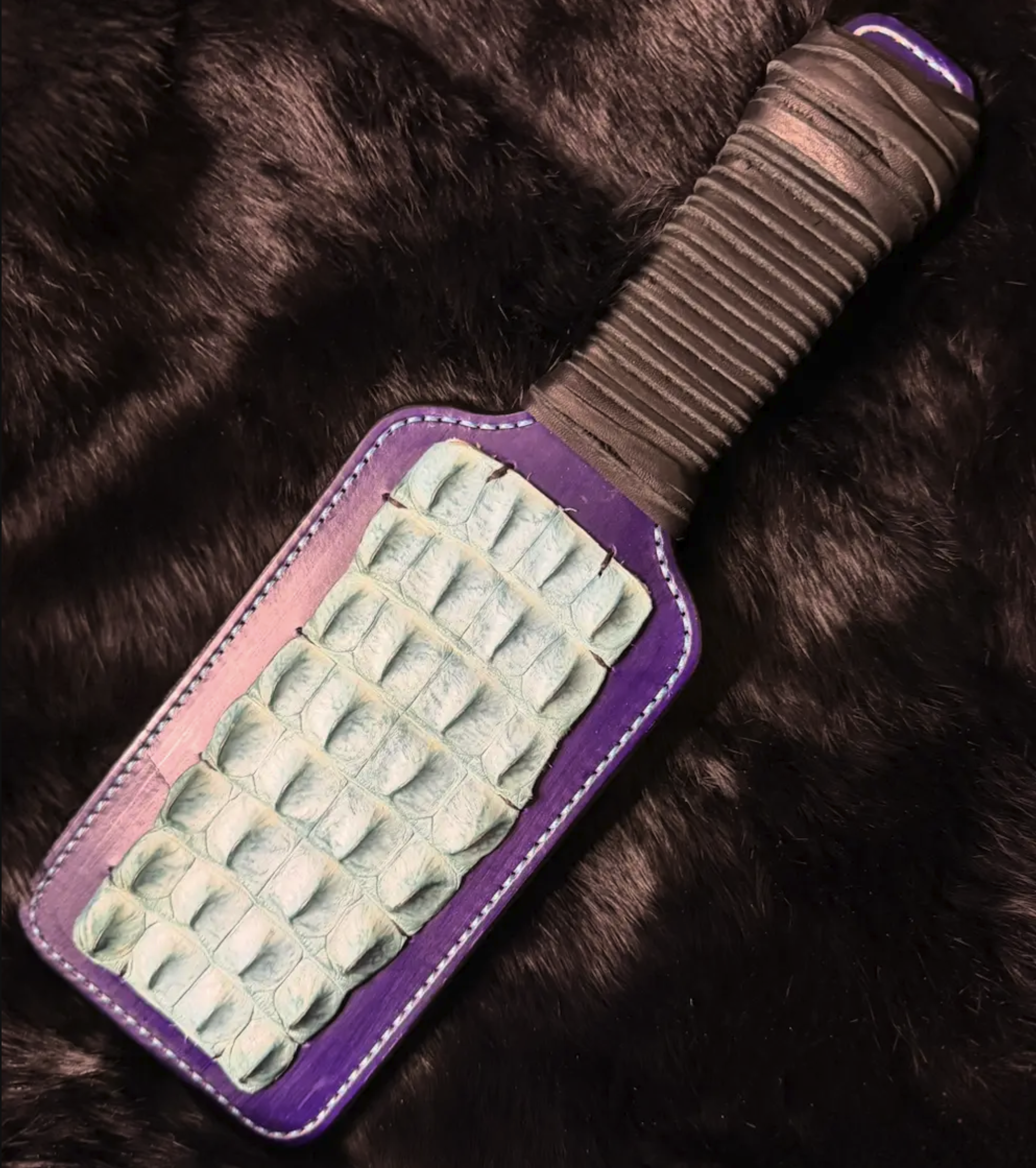 Purple and Turquoise Paddle