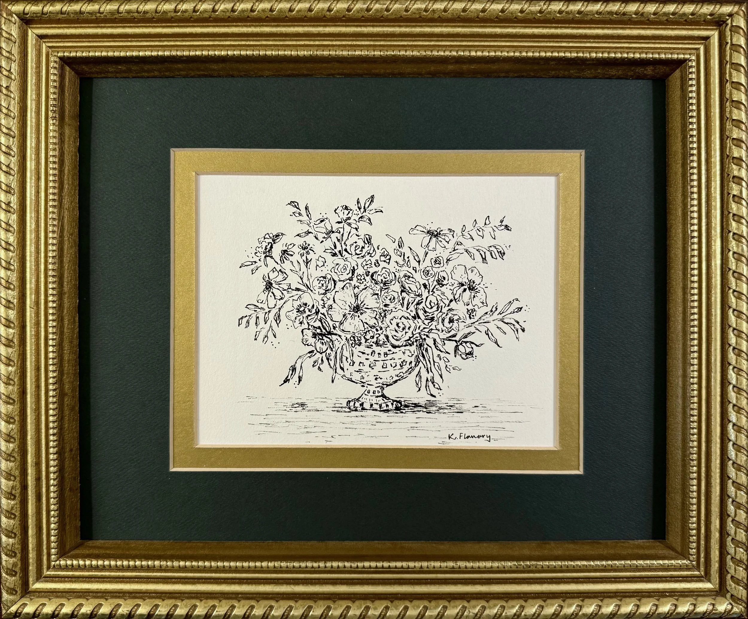 Frame size 9" x 11" - AVAILABLE $175