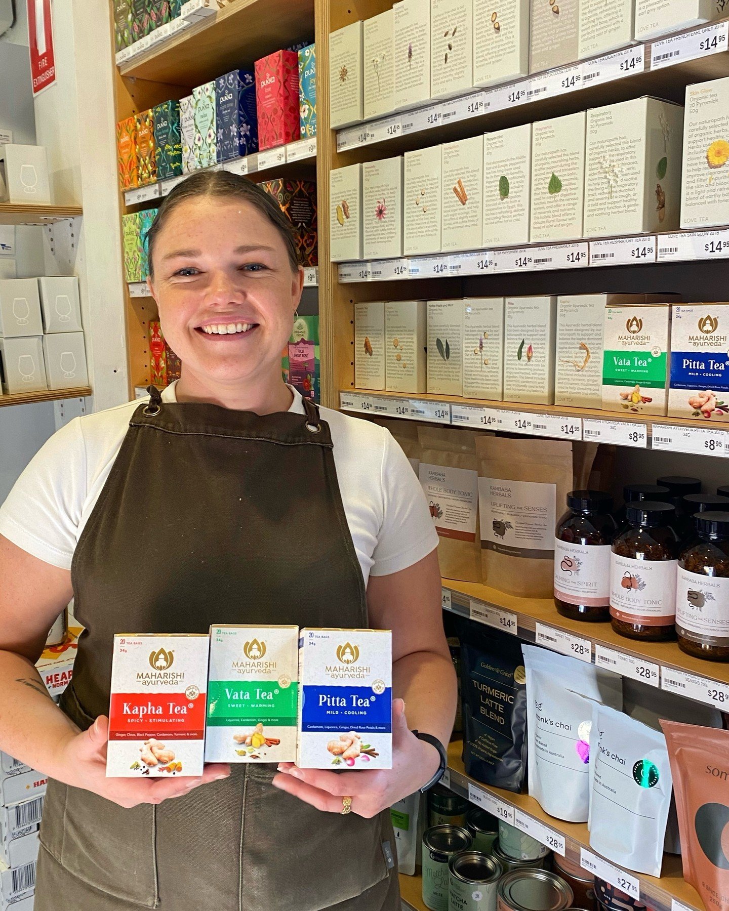 Join us and @holy_sanity for an afternoon of Ayurvedic tea tasting and organic essential oils. 

📆 Wednesday 10th and Thursday 11th
🕕 4pm -7pm

Pop in and spoil yourself while you shop 🌸