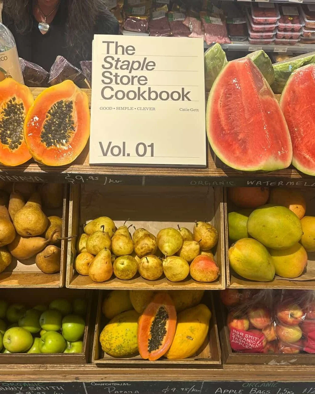 We are excited to be stocking @thestaplestore  Cookbook ! 

Author, Catie Gett is a qualified Naturopath and her first cookbook focuses on good, simple and clever recipes. There is something for everyone within these pages, and you might just be luck