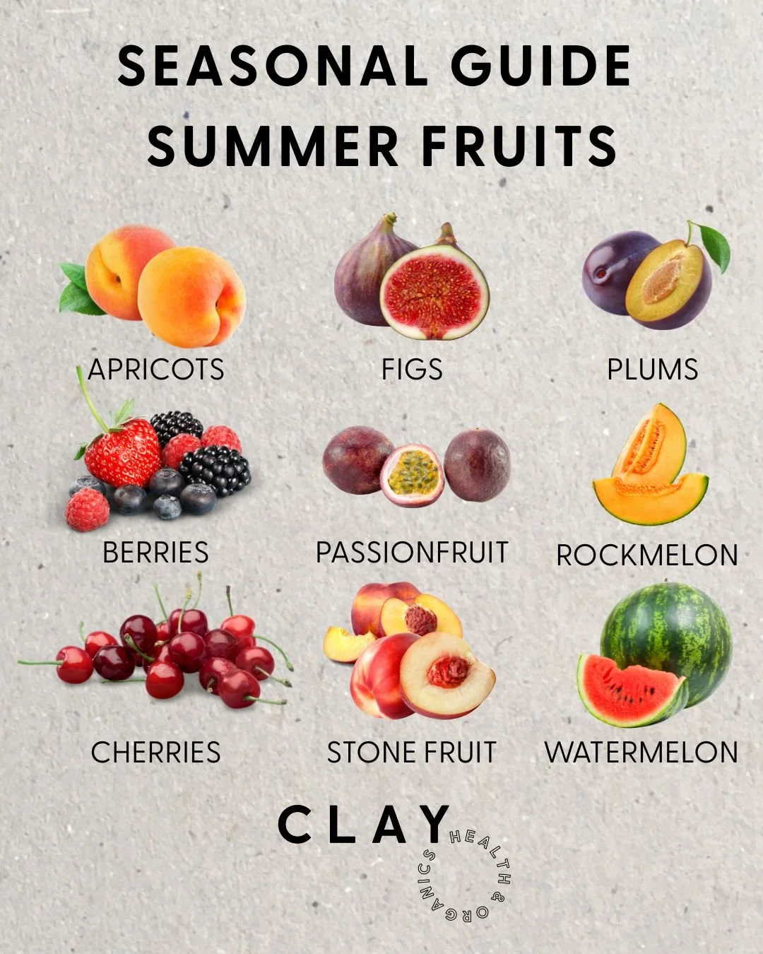 Seasonal summer produce ☀

Your quick guide to the fruits and vegetables at their peak this season 

We highlight what&rsquo;s in season because it&rsquo;s when produce is most flavourful, nutrient-rich, naturally abundant and reflects the rhythm of 
