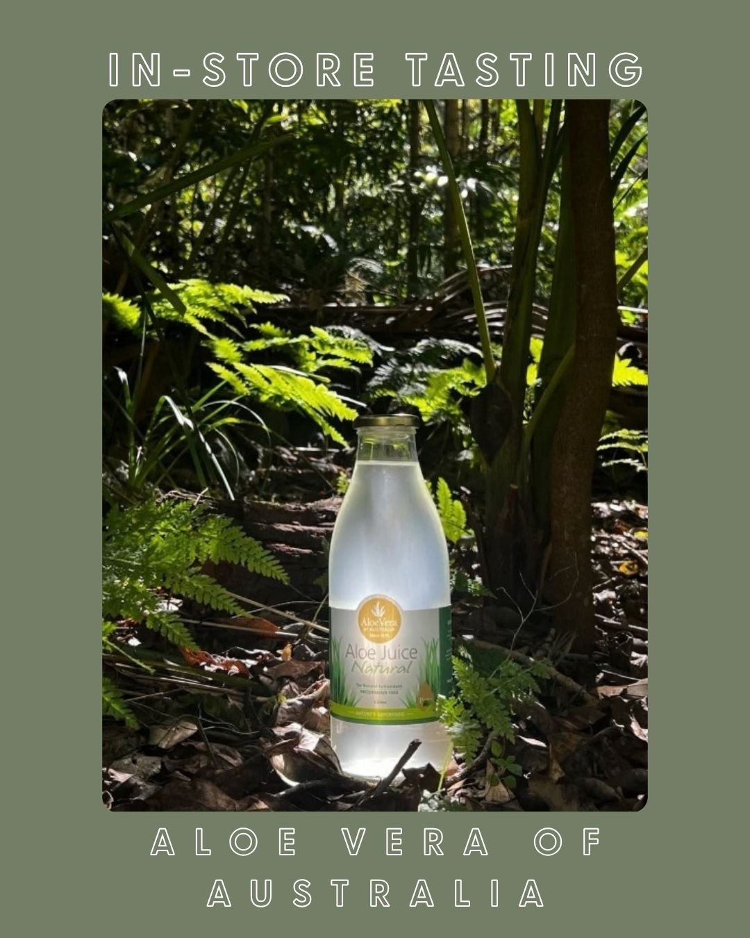 @aloeveraofaustralia will be in-store tomorrow (Friday 9th October) at Carlton North from 11 am - 2.30pm &amp; Collingwood from 3pm - 6pm for a free tasting of their Aloe Vera juices.
Come down, meet the makers and learn a bit about their story. You'