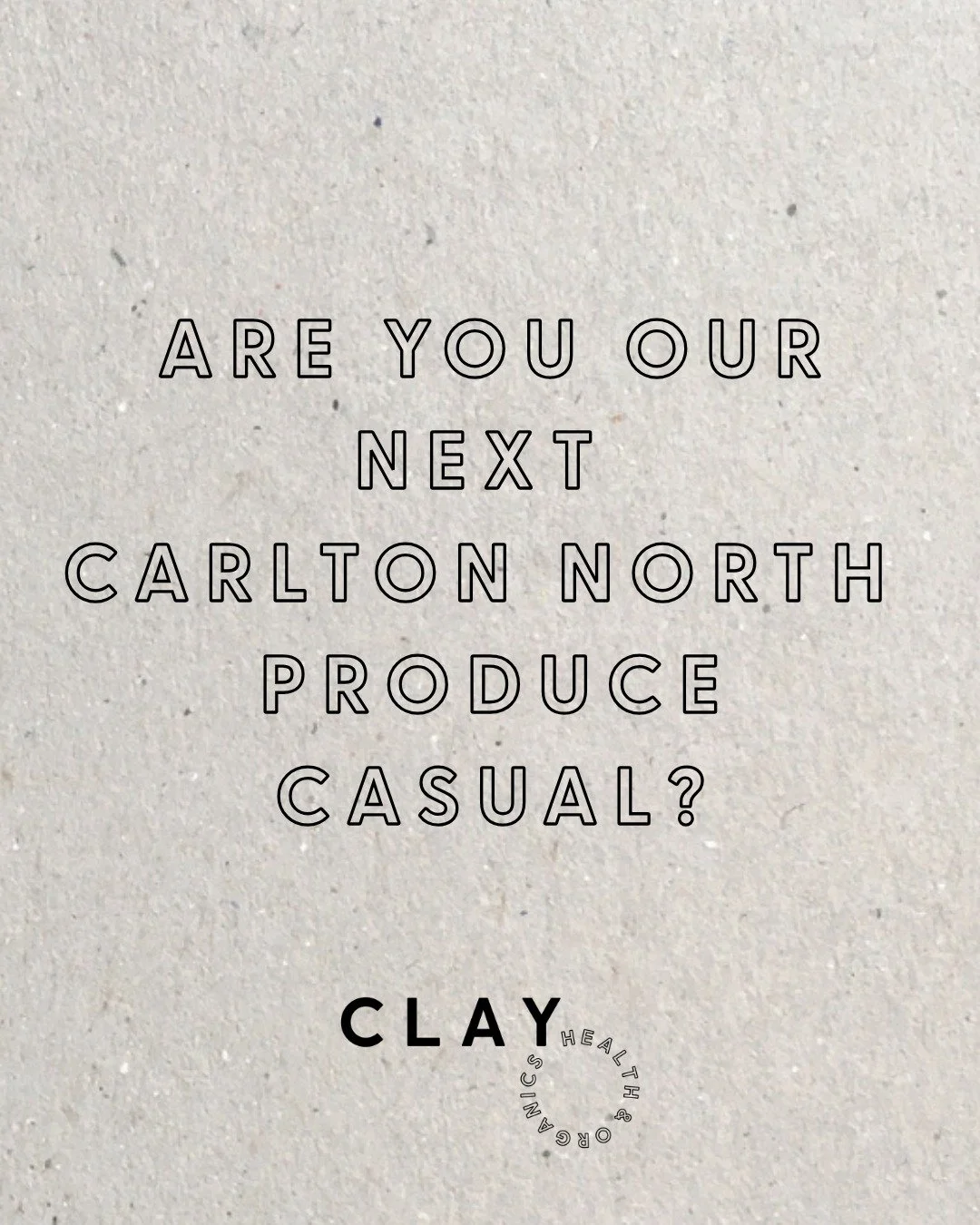 Are you our next Carlton North Produce Casual? 

We're on the lookout for someone who is friendly, passionate about good-quality food and has an eye for detail to join our wonderful team.

Hit the link in the bio to view the full role description and