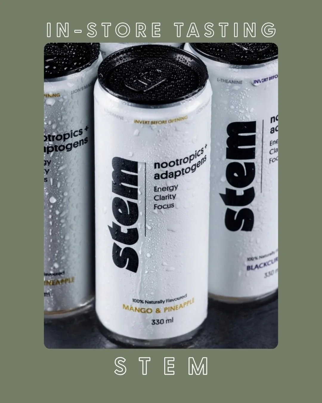 @drinkstem will be in-store tomorrow (Sunday 18th October) at Carlton North from 9am - 10.30am &amp; Collingwood from 11am - 12.30pm for a free tasting of their nootropic energy drinks.

A different take on your daily energy drink. Stem brings togeth