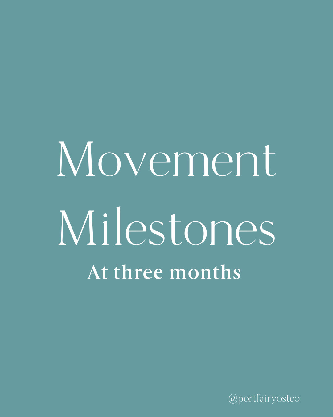 Movement Milestones 🚼​​​​​​​​​At 3 months, your baby's motor strength continues to develop. They will reach for small toys and try to shake or put them in their mouth. You'll notice better head control and lots of kicking and pushing down when their