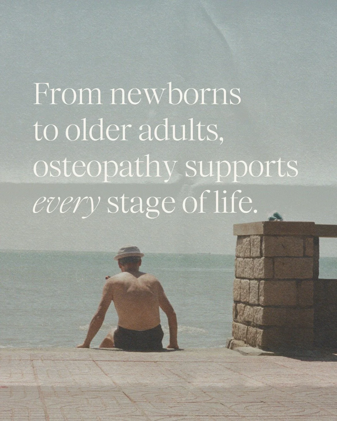 Osteopathy is a hands-on therapy that looks at the body as a whole. Instead of focusing only on one area, we consider how all the different structures and systems work together to support your overall health, movement, and function.

Whether it&rsquo