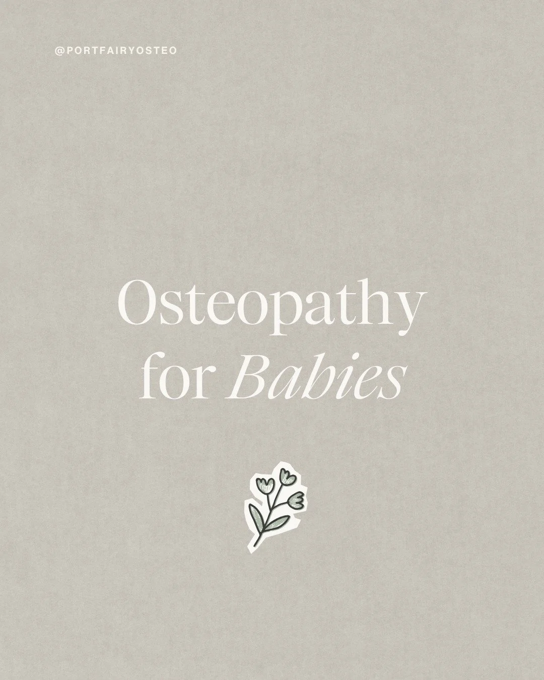 Birth is one of the most important physical experiences your baby will go through. The forces during pregnancy and delivery can sometimes leave areas of tension or strain that affect feeding, settling and development.

Gentle osteopathic treatment ma