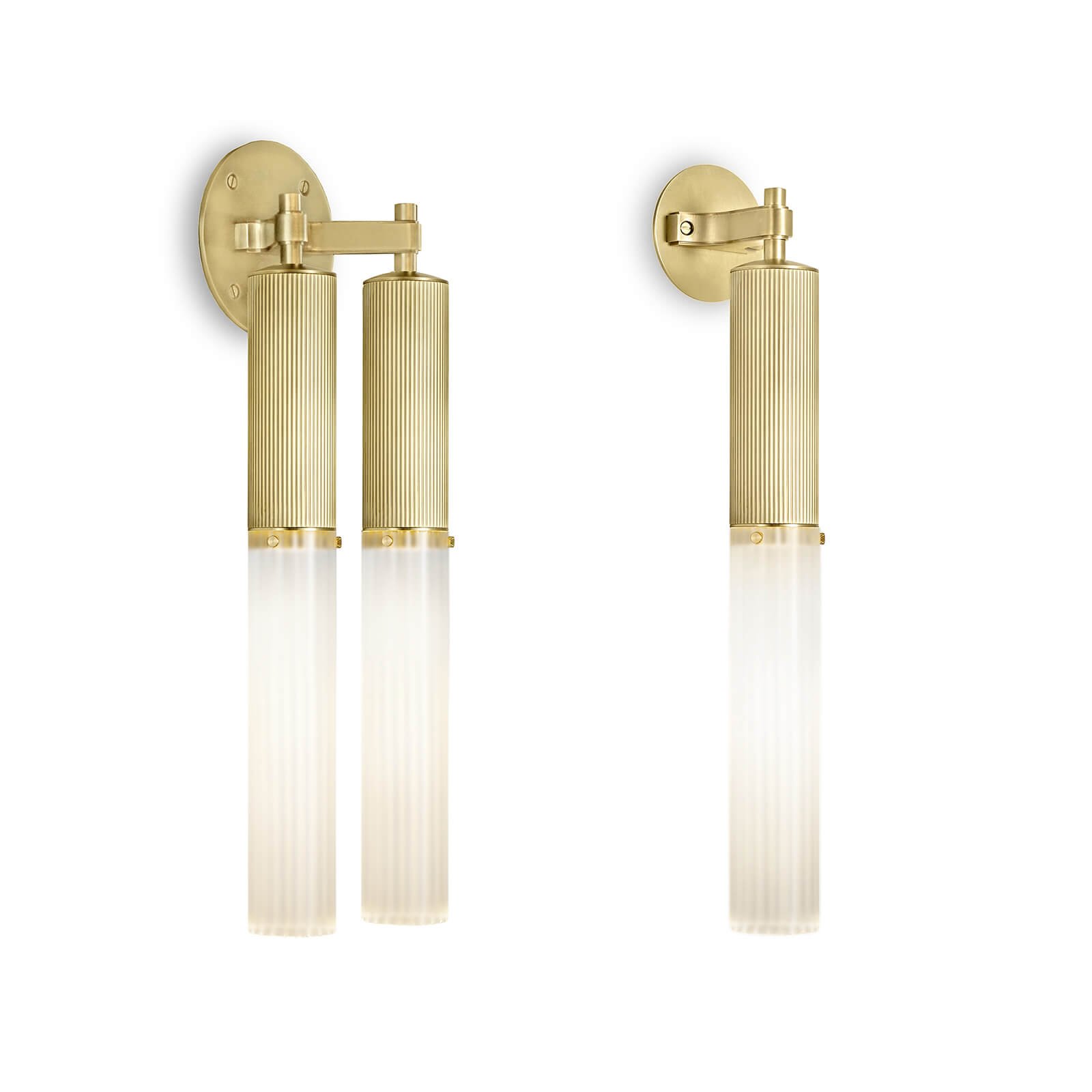 Flume Double Wall Light_Satin Brass_Frosted Reeded Glass.jpg