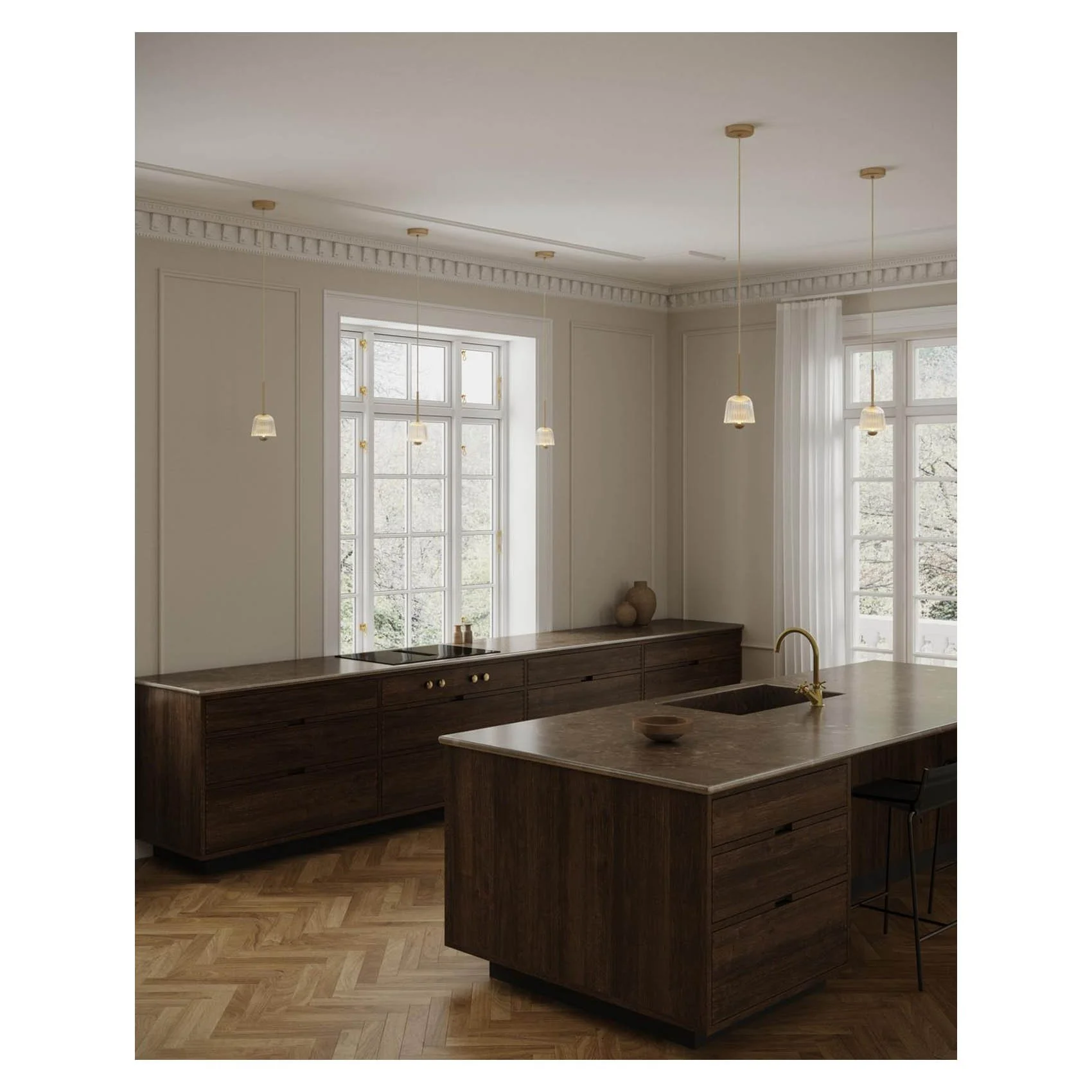 2173001_1_Nuura_Asteea 1 Pendant_Satin brass_ripple clear_Kitchen.jpg