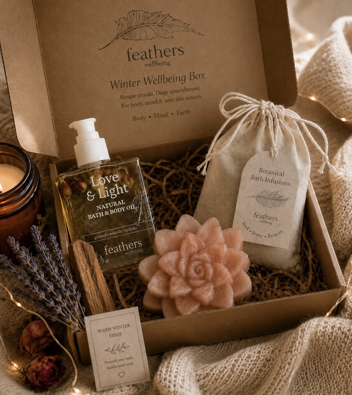 Feathers Winter Ritual Box