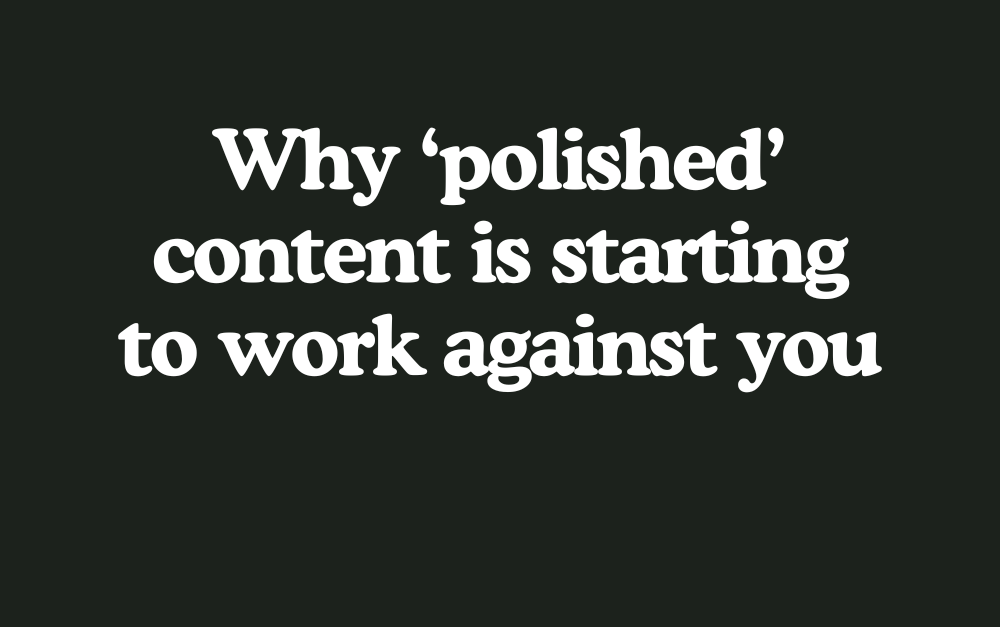 Why ‘human content’ is becoming a competitive advantage in the AI age