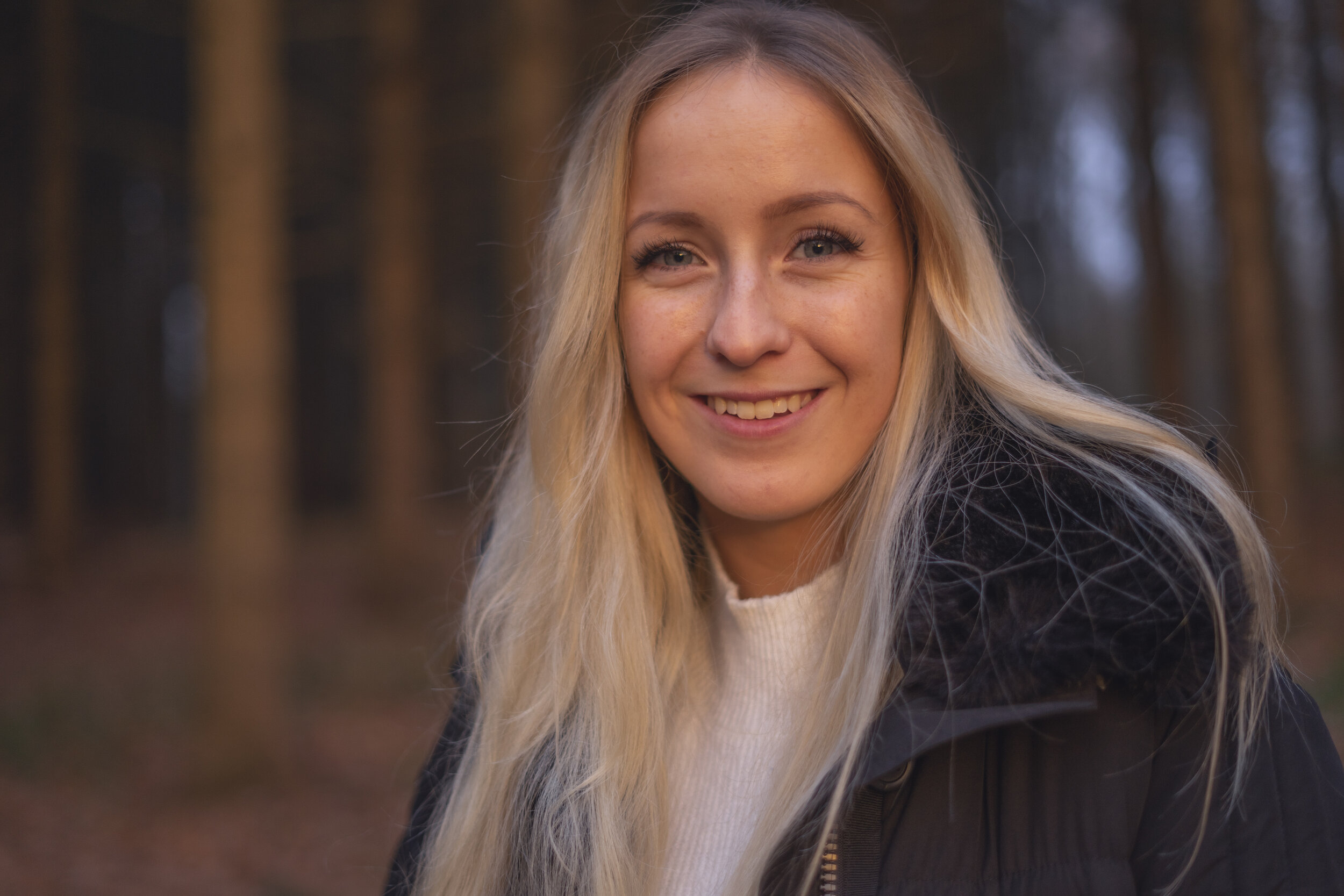 Outdoor, Shooting, Frau, Draußen, Wald, Winter, Golden Hour, Shooting 