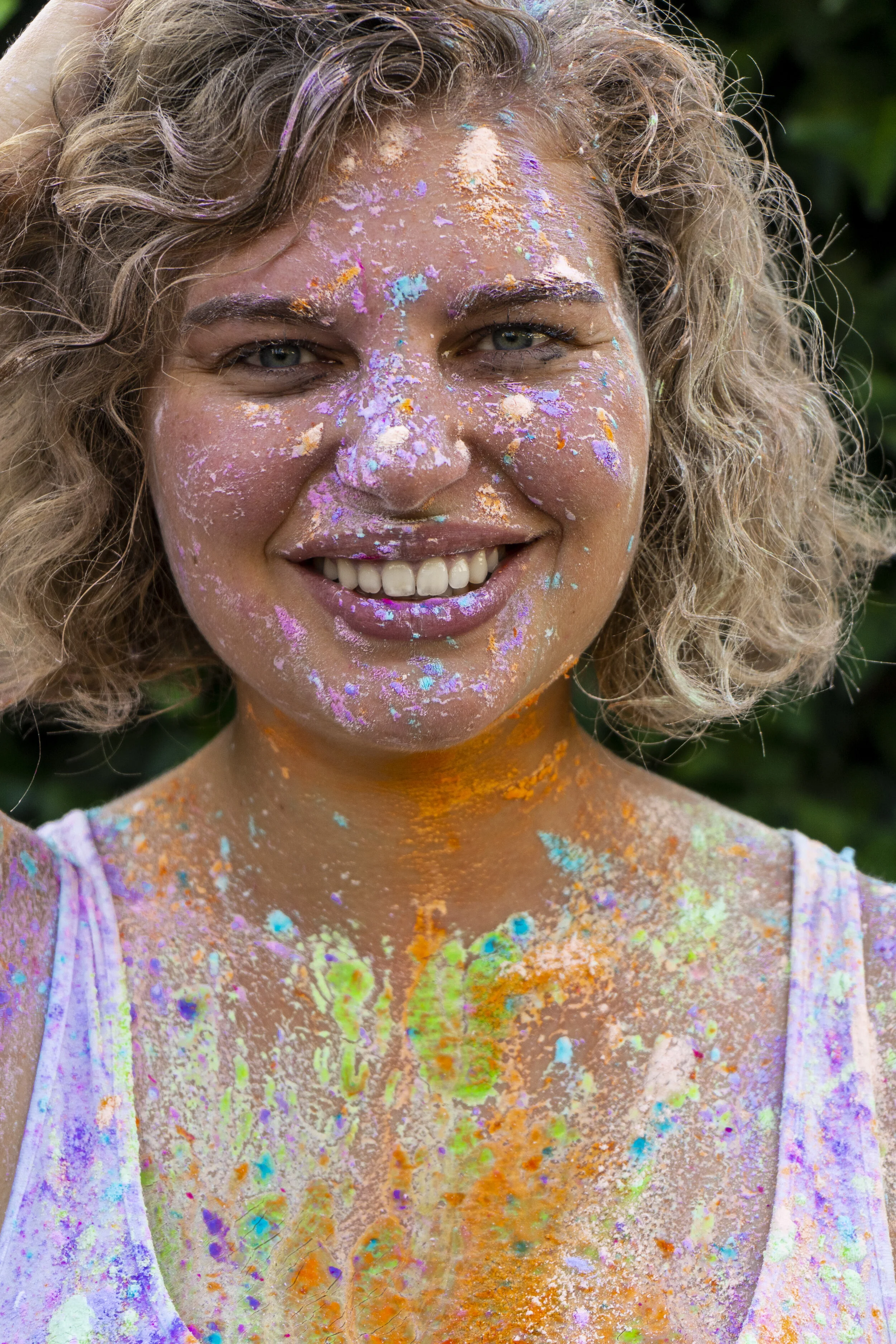 Holi Pulver, Fotografie, Farbe, Bunt, Sommer, Draußen, Grün, Blau, Orange, Lila, Pink, Holi Farbe, Fantasy