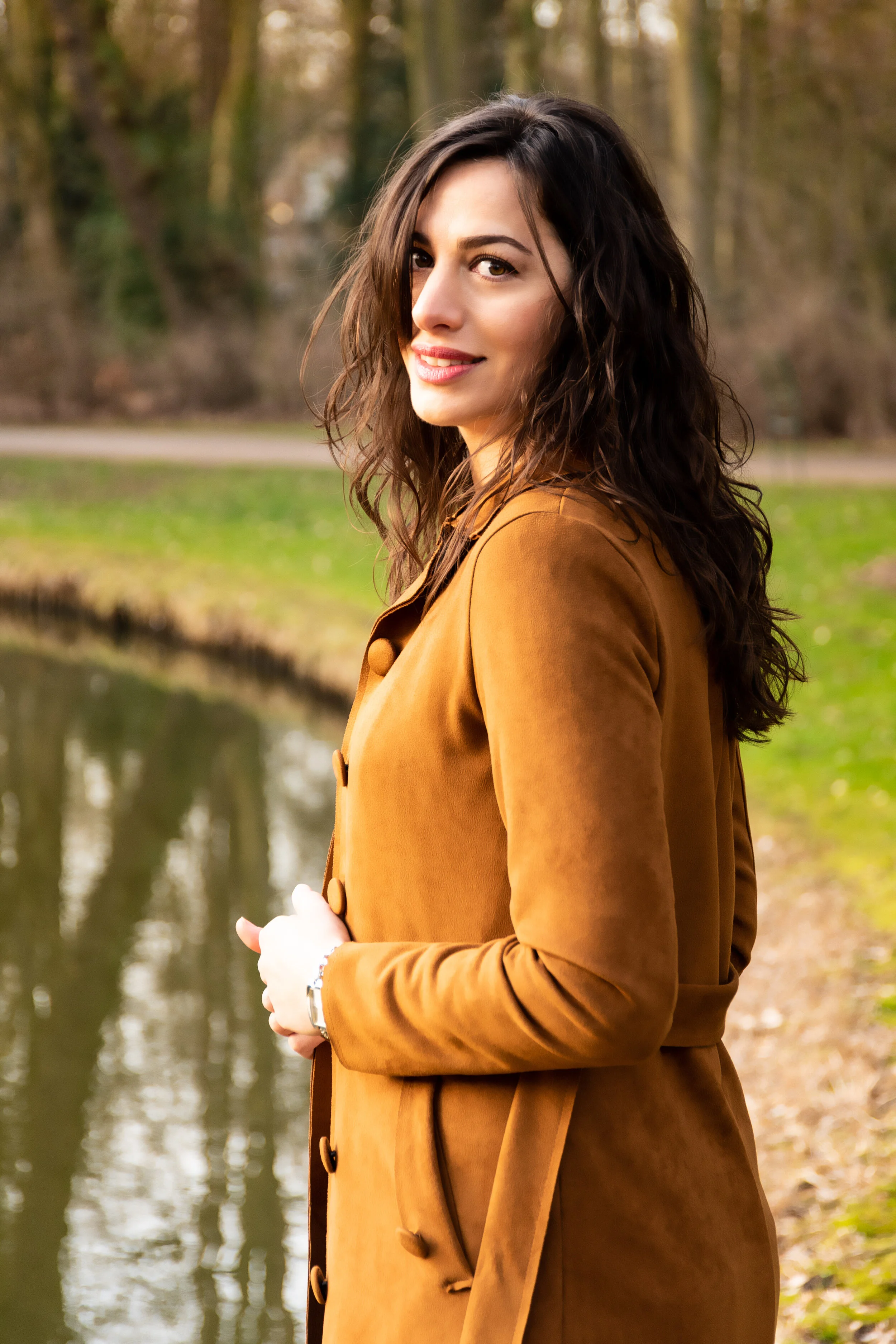 Frau, Herbst, See, Outdoor, Shooting, Fotografie