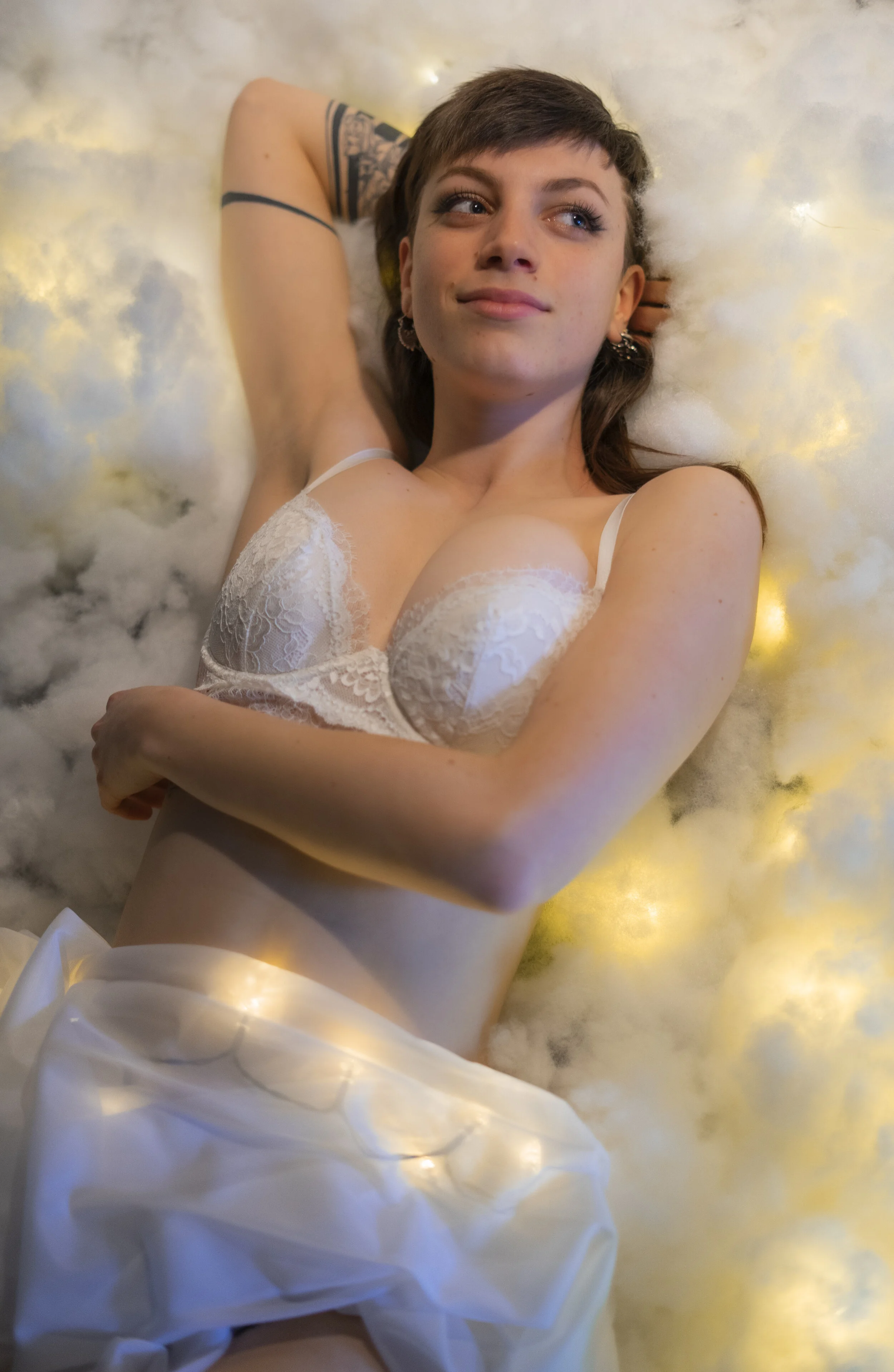 Woman, Fantasy, Shooting, Wolken, Lichter, Mystisch, Engel, Fotografie, Kreativ