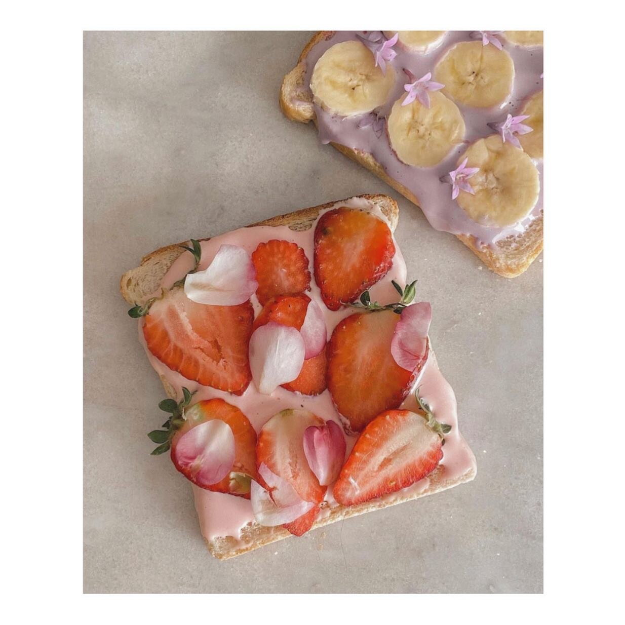 Strawberry Toast 🍓🍞🌸