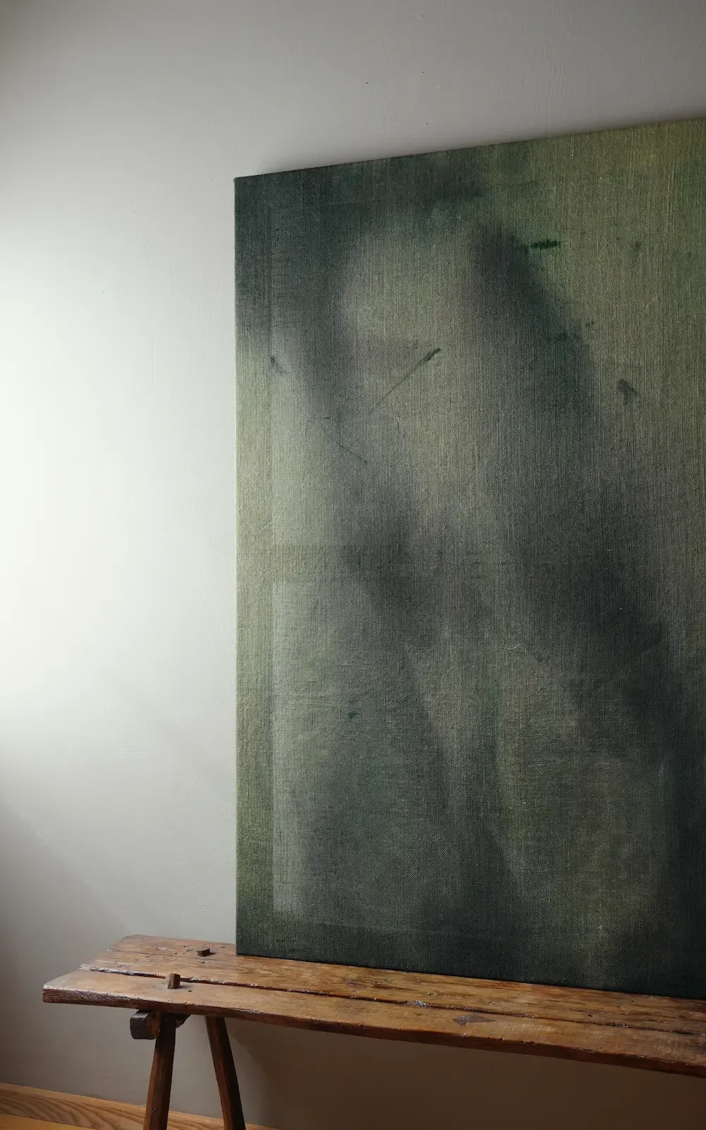 MYOPOS artwork in a minimalist environment, natural light and artistic perspective, Andrea Solaja