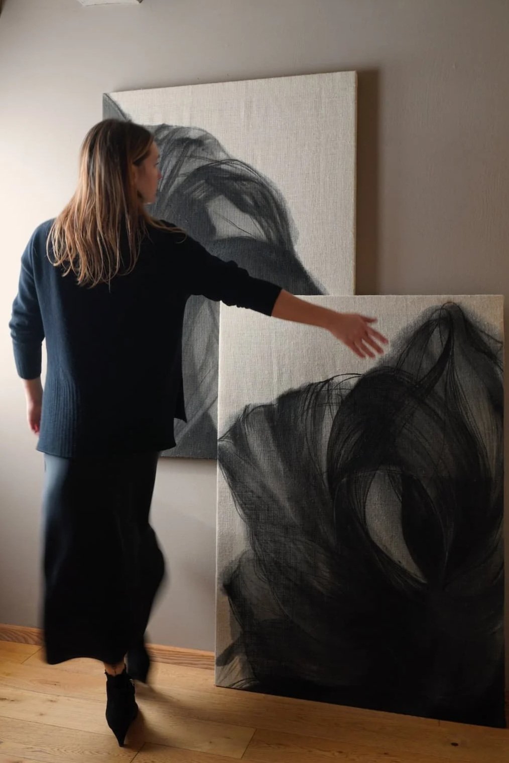 Myopos artwork by Andrea Solaja, abstract material research