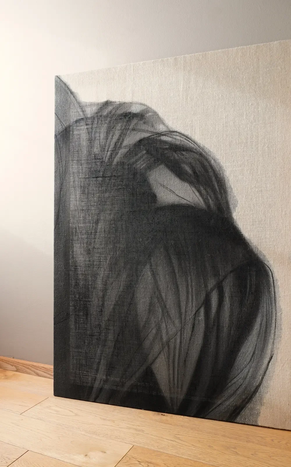 MYOPOS artwork in a minimalist environment, natural light and artistic perspective, Andrea Solaja