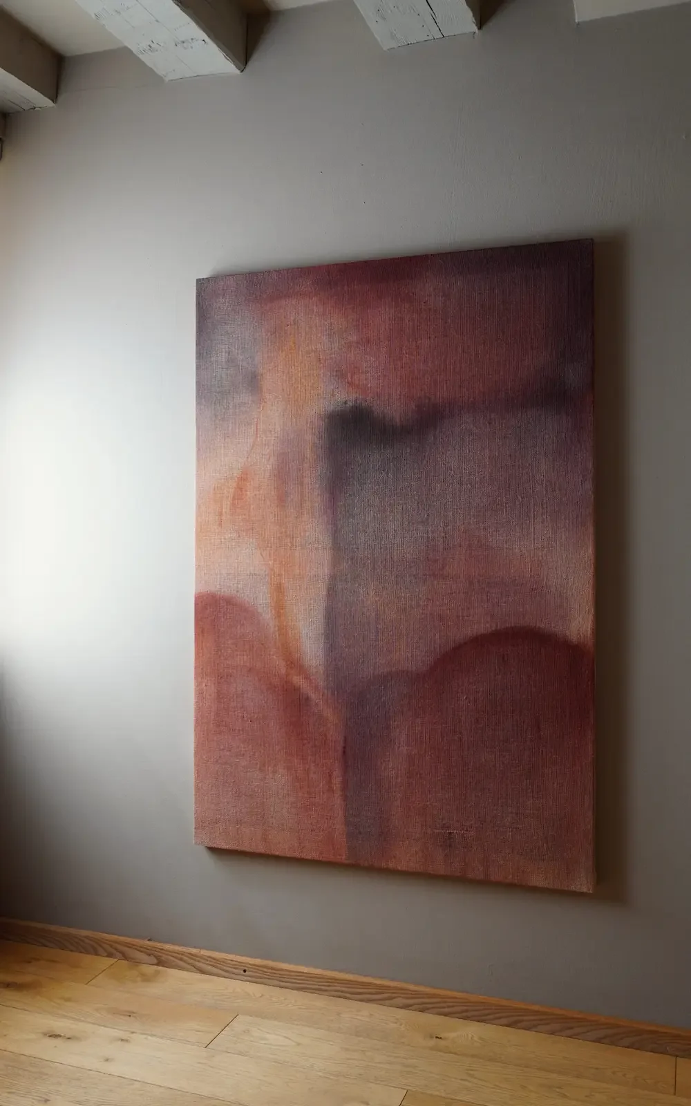 MYOPOS artwork in a minimalist environment, natural light and artistic perspective, Andrea Solaja