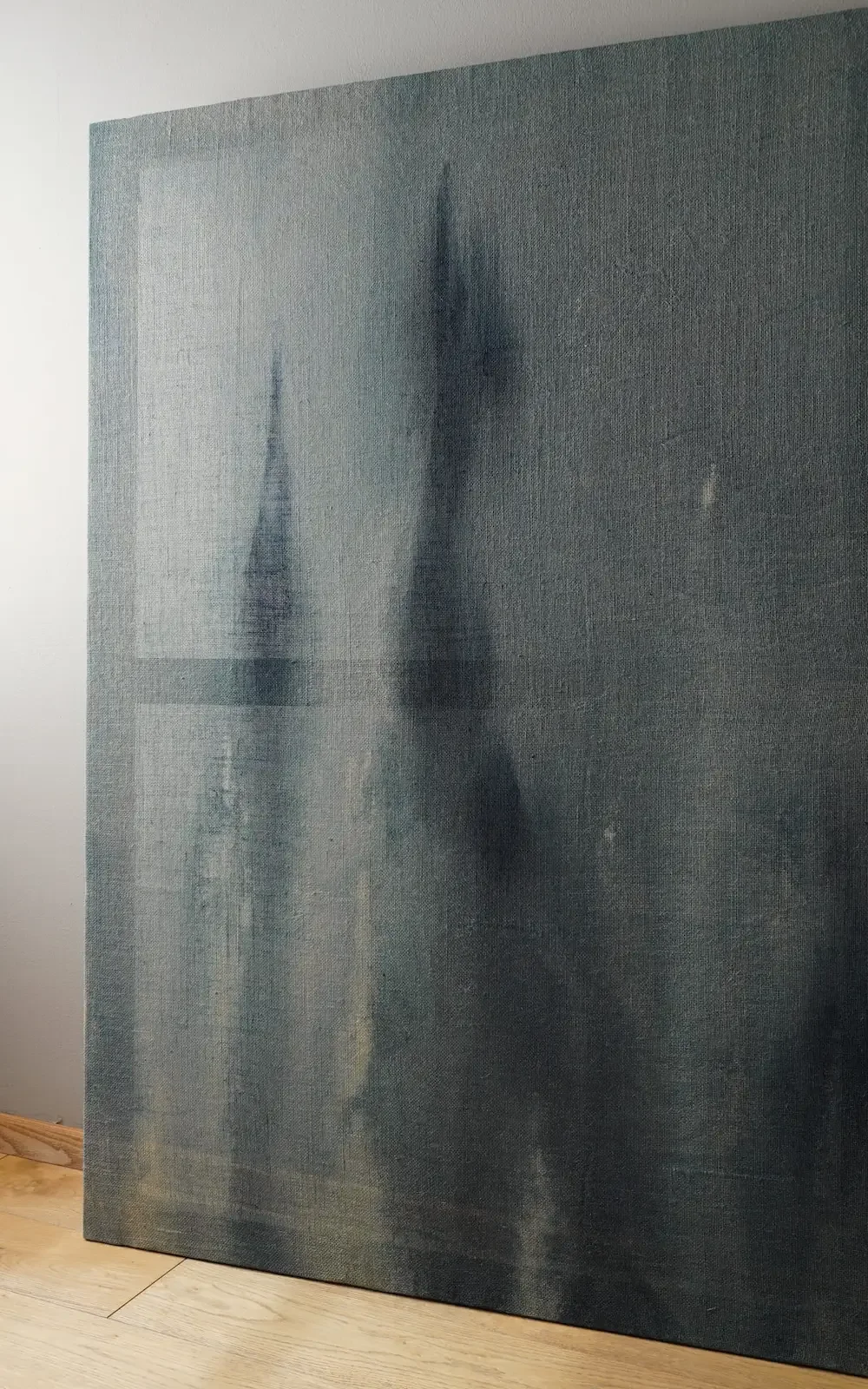 MYOPOS artwork in a minimalist environment, natural light and artistic perspective, Andrea Solaja