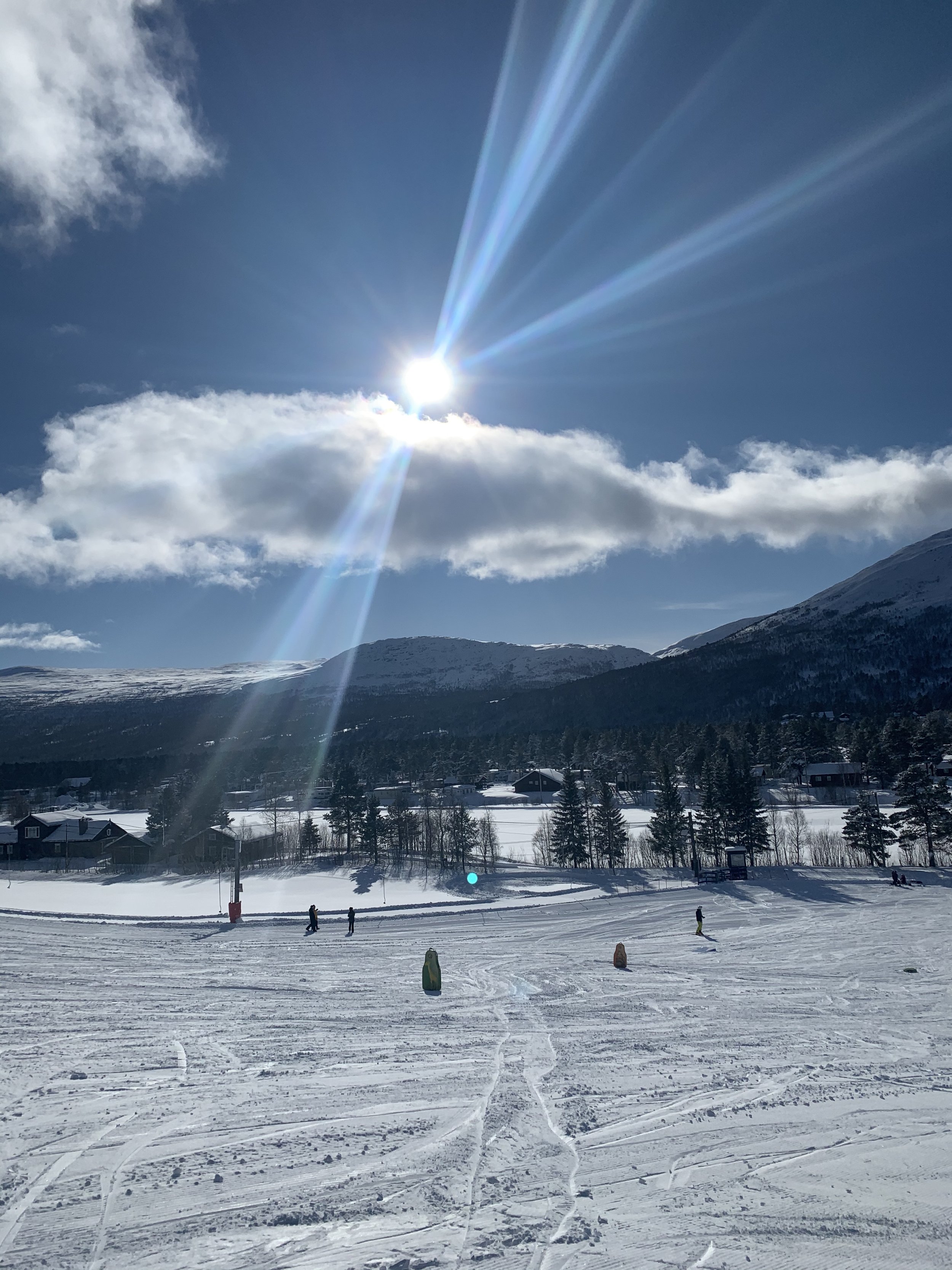 Snø, og sol