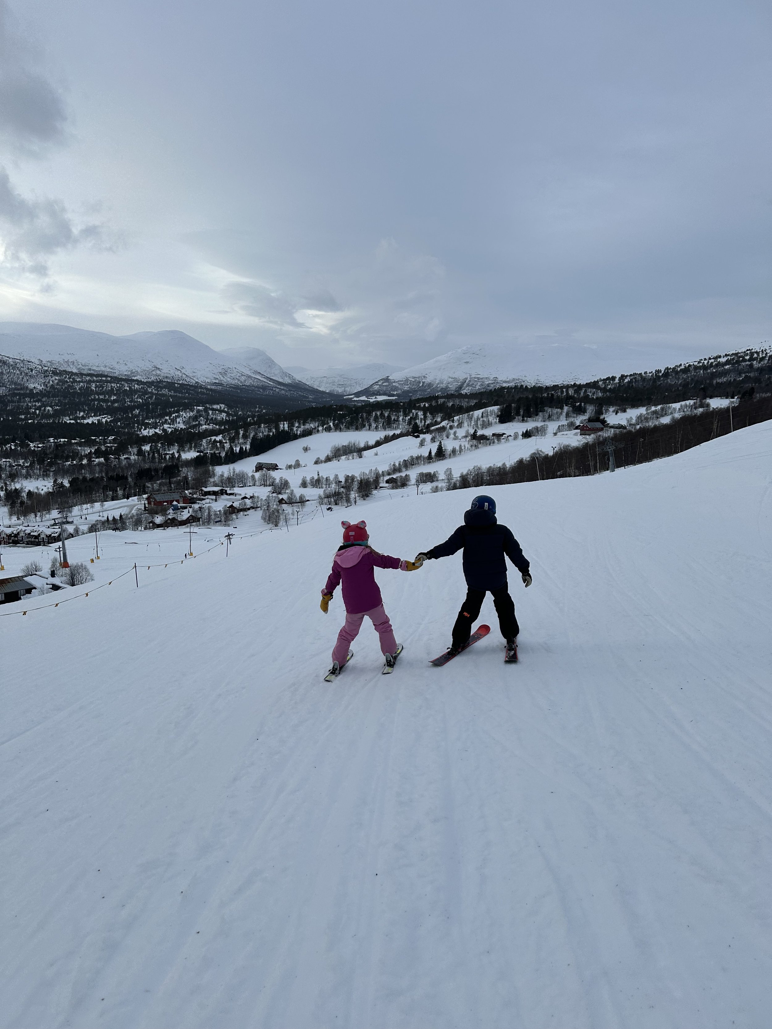 Moro i skibakken
