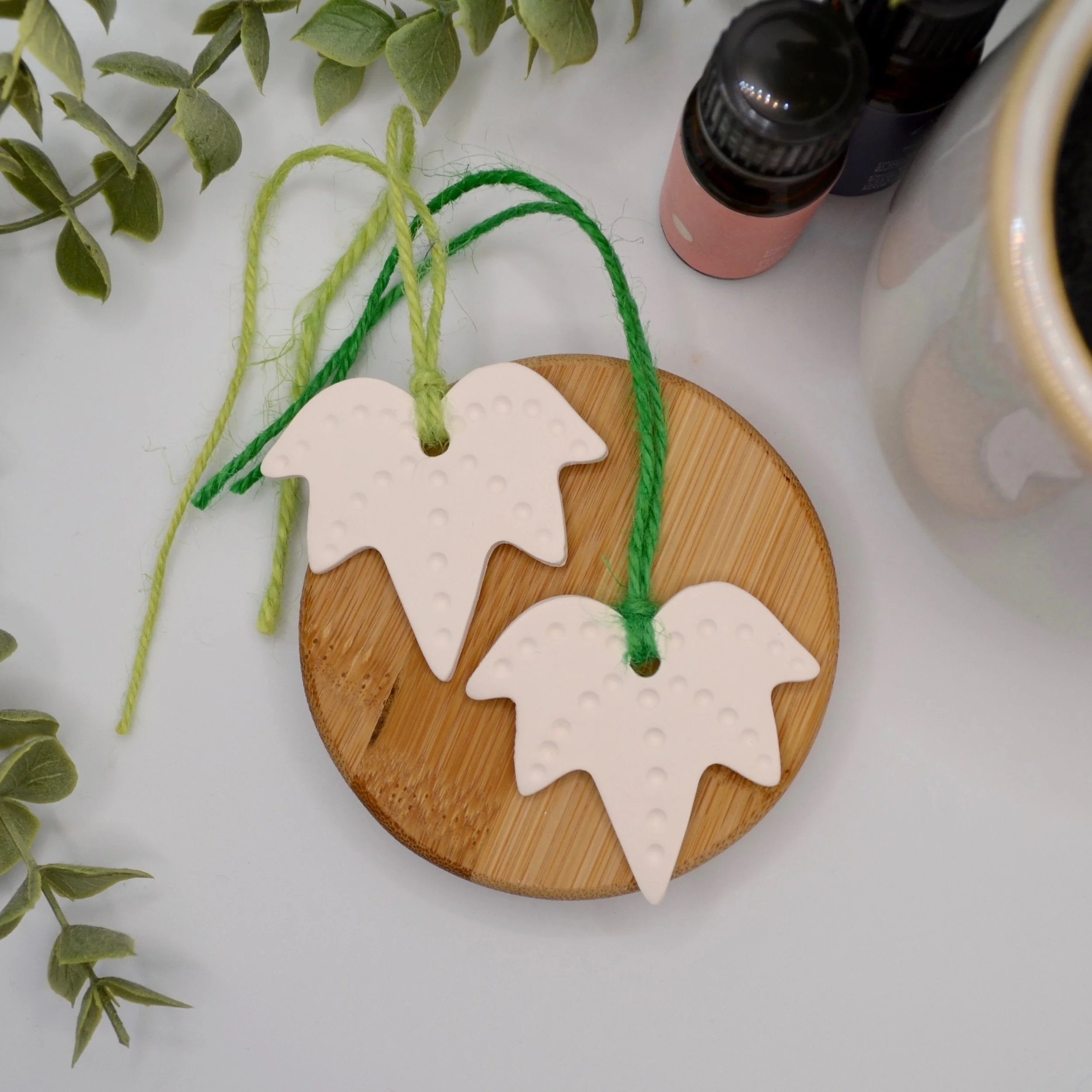 Hanging Leaf Re-usable Eco-Friendly Car/Wardrobe Air freshener