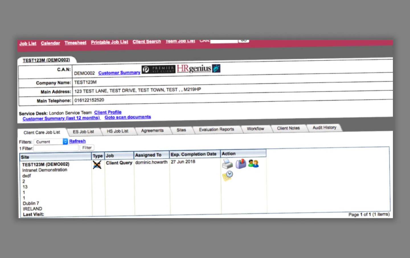 An example of the original desktop application 🤢